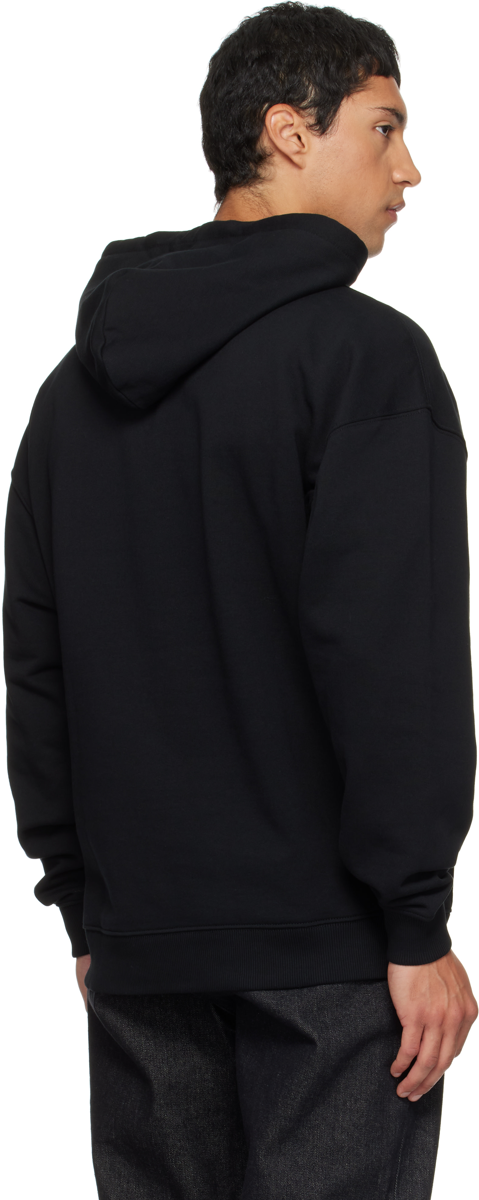 EGONlab - Pull à capuche Moutono noir