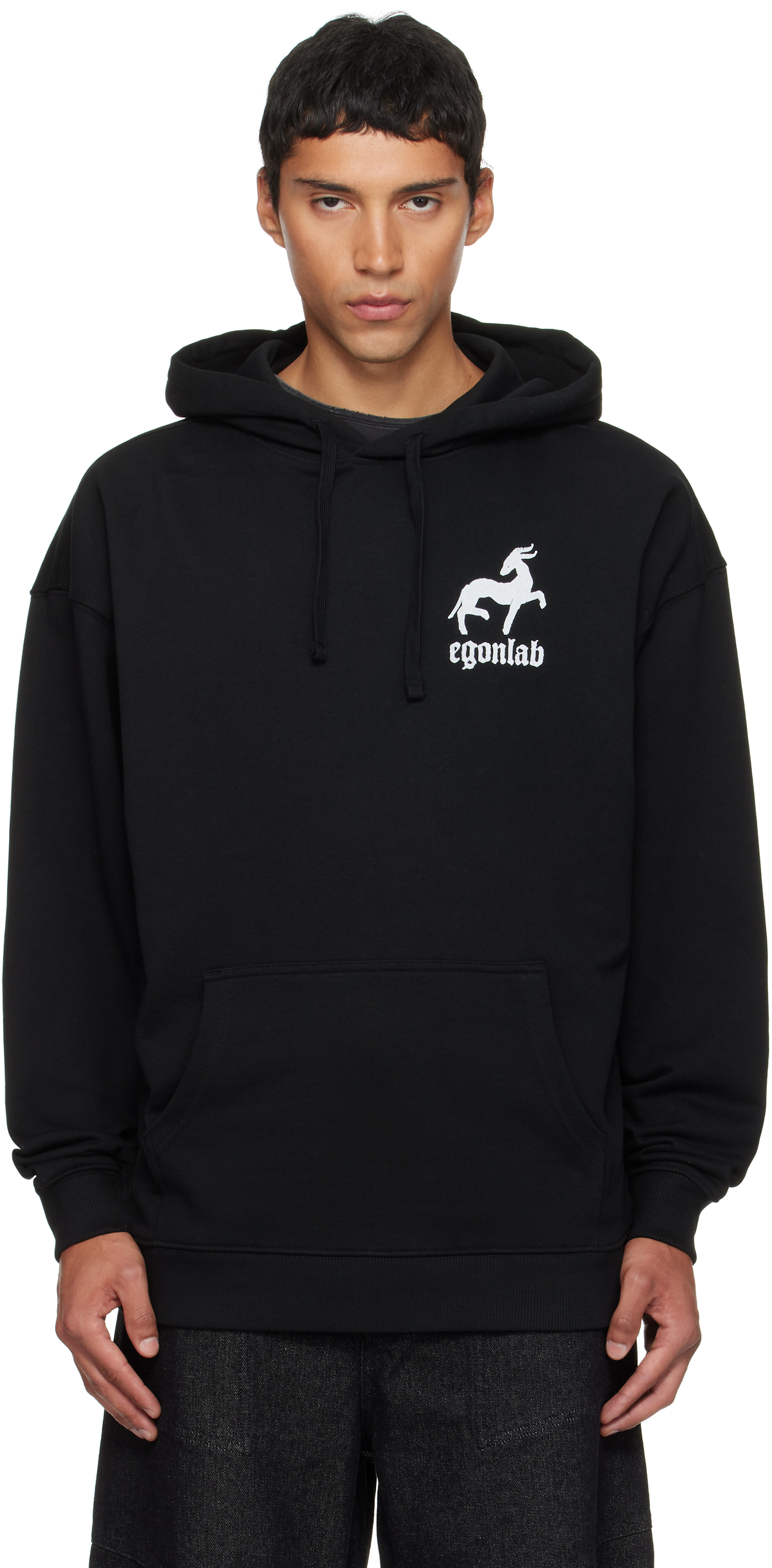 EGONlab - Pull à capuche 'Play With Fire' noir