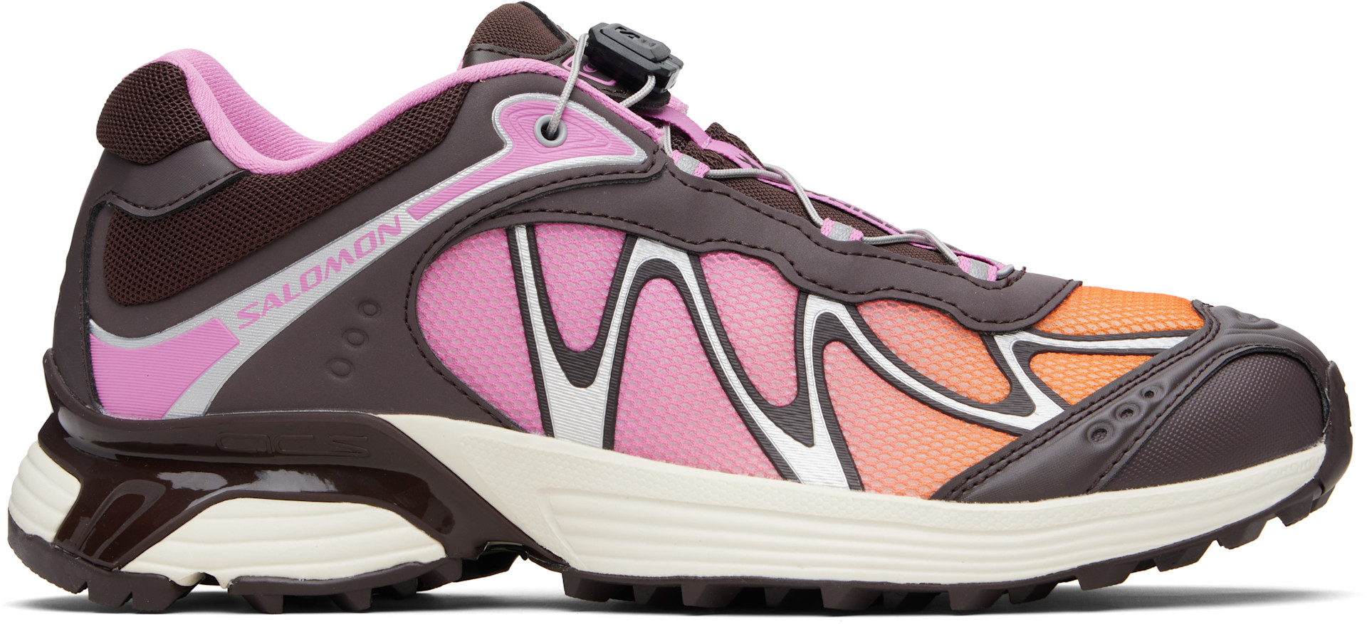 Salomon: Pink & Brown XT-Whisper Sneakers | SSENSE