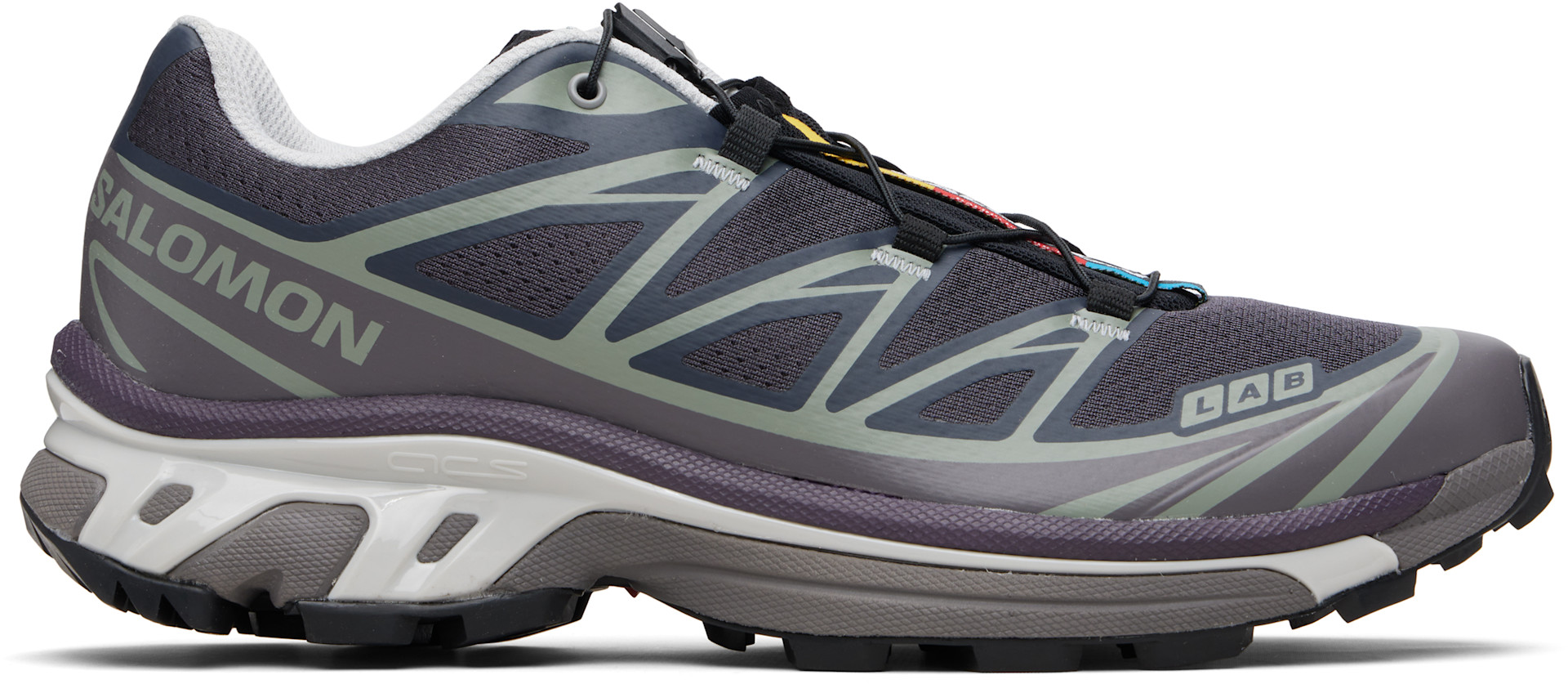 Salomon: Gray XT-6 Sneakers | SSENSE