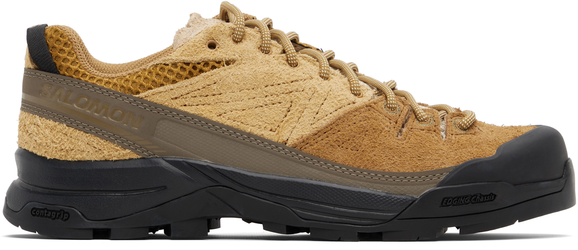Salomon: Tan X-ALP Suede Sneakers | SSENSE