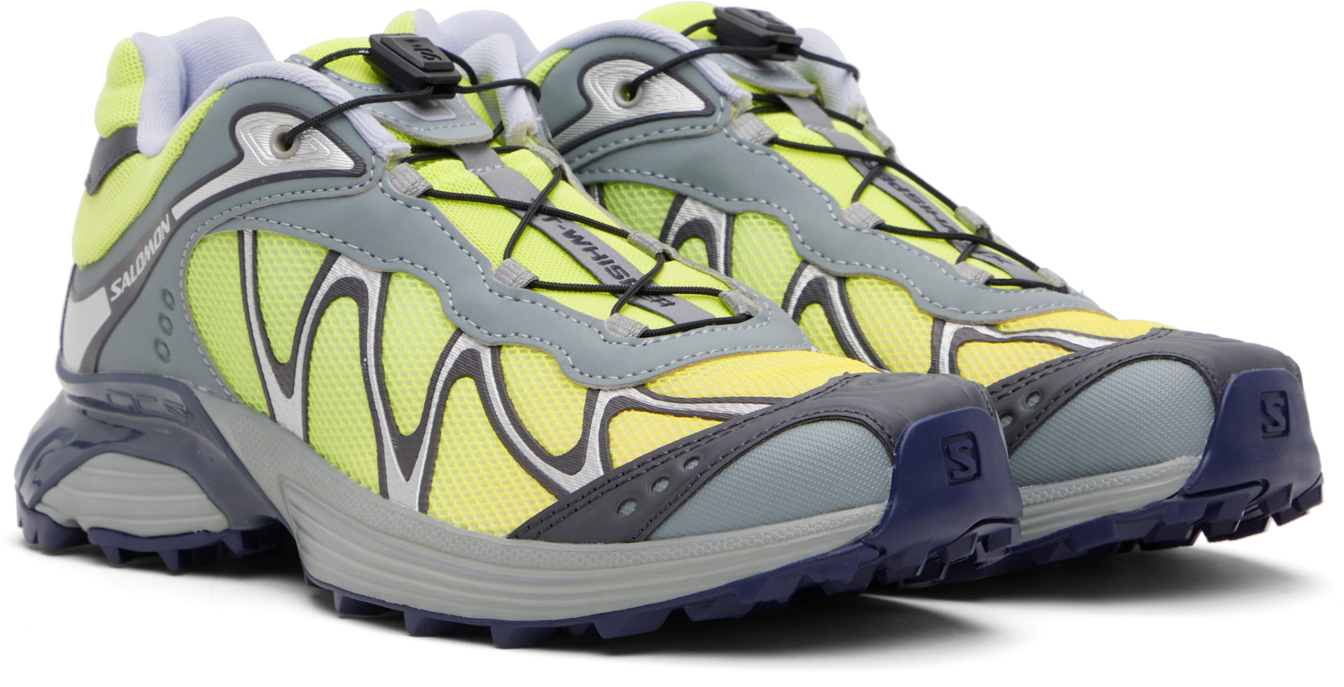 Salomon: グレー＆グリーン XT-Whisper スニーカー | SSENSE 日本