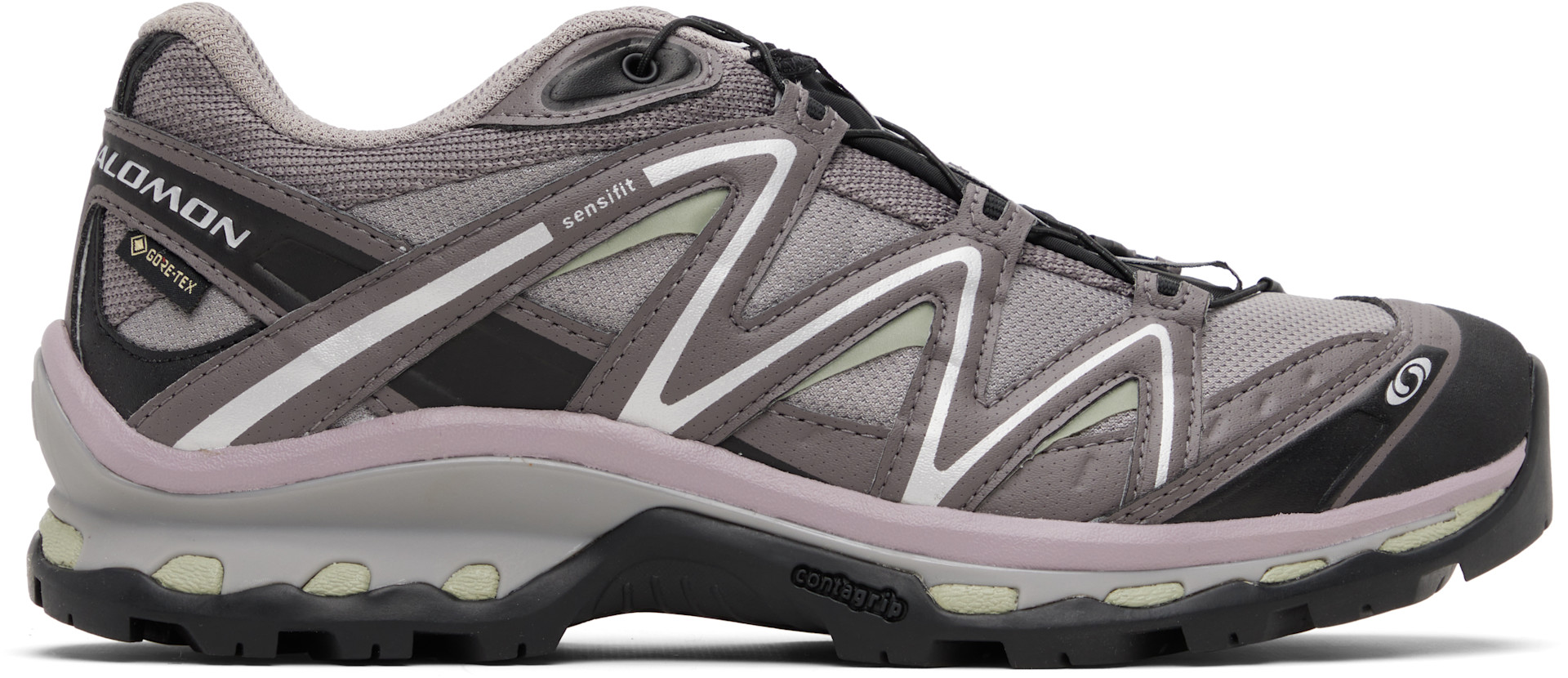 Salomon スニーカー GORE-TEX クイックレース グレー Salomon: グレー XT-Quest GORE-TEX スニーカー | SSENSE 日本