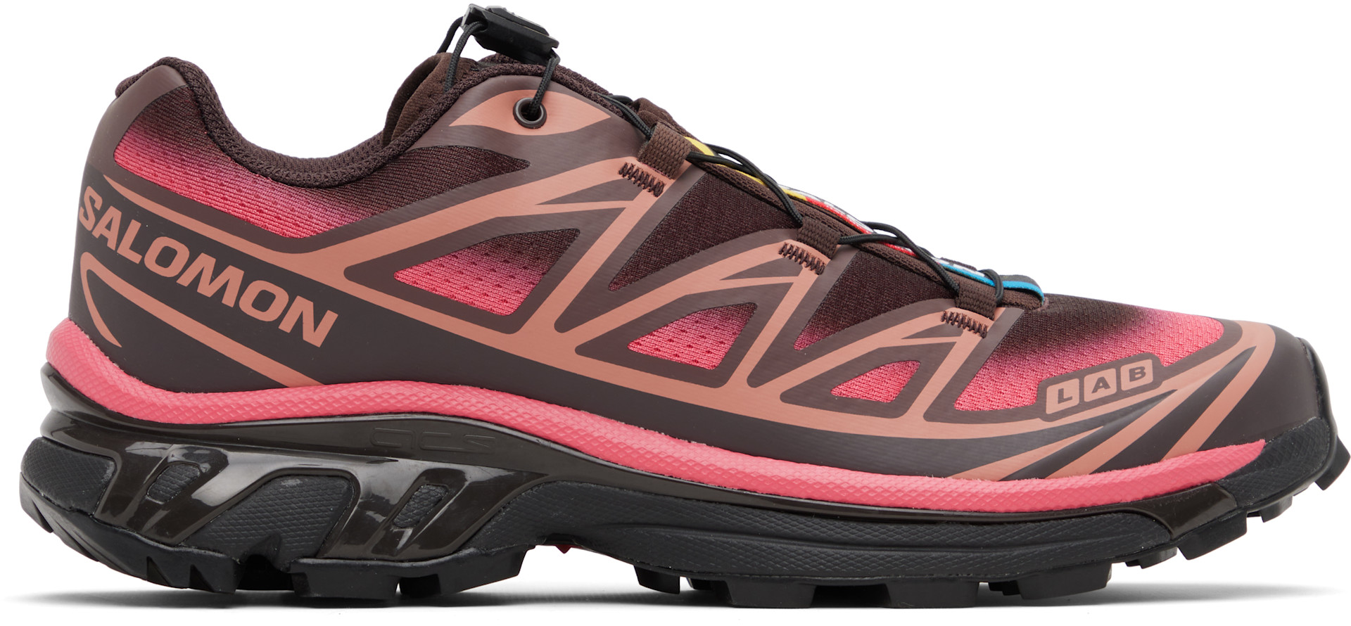 SALOMON PACT X ブラック/ピンク Mサイズ Salomon: Black & Pink XT-6 Skyline Sneakers | SSENSE