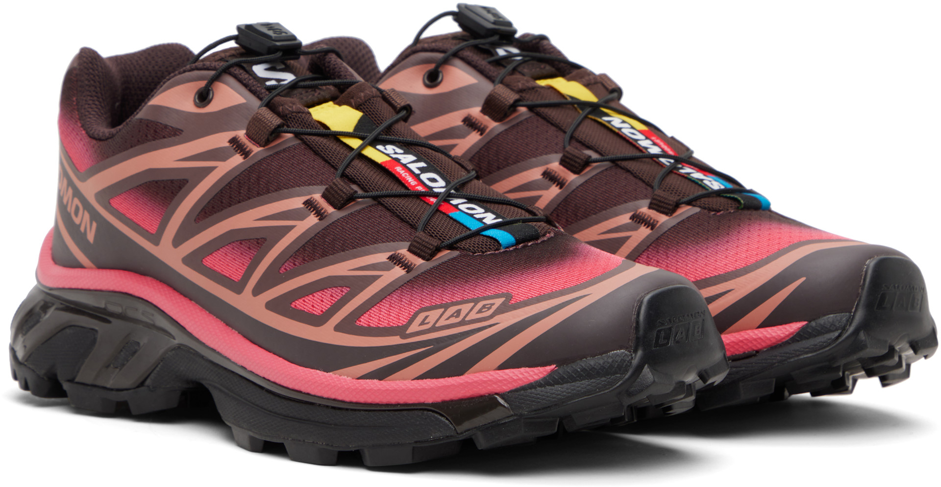 Salomon: Black & Pink XT-6 Skyline Sneakers | SSENSE