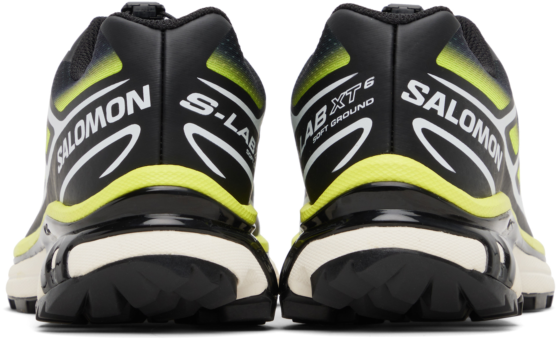 Salomon: Black & Green XT-6 Skyline Sneakers | SSENSE