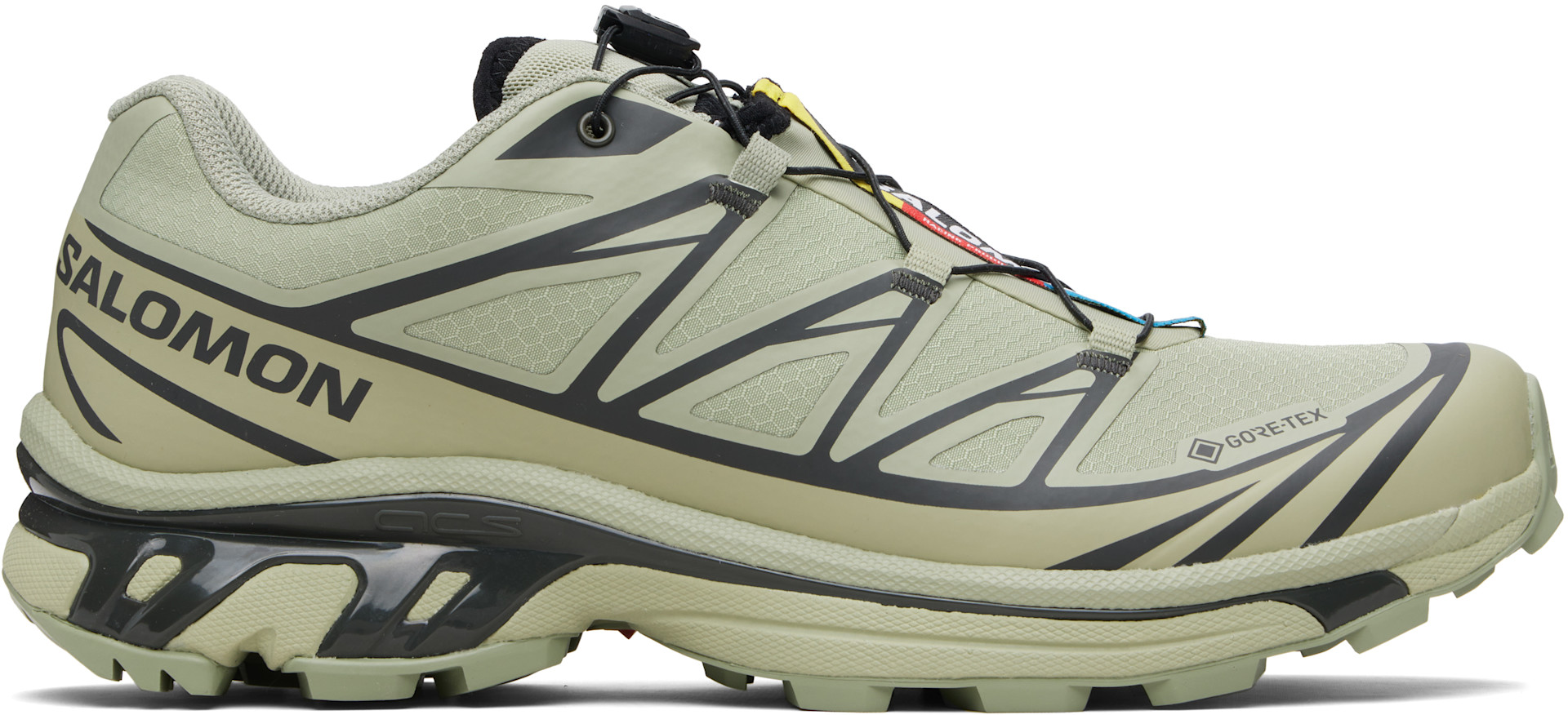 専用出品【SSENSE別注】24ss SALOMON XT-6 スニーカー Salomon: Khaki XT-6 GORE-TEX Sneakers | SSENSE
