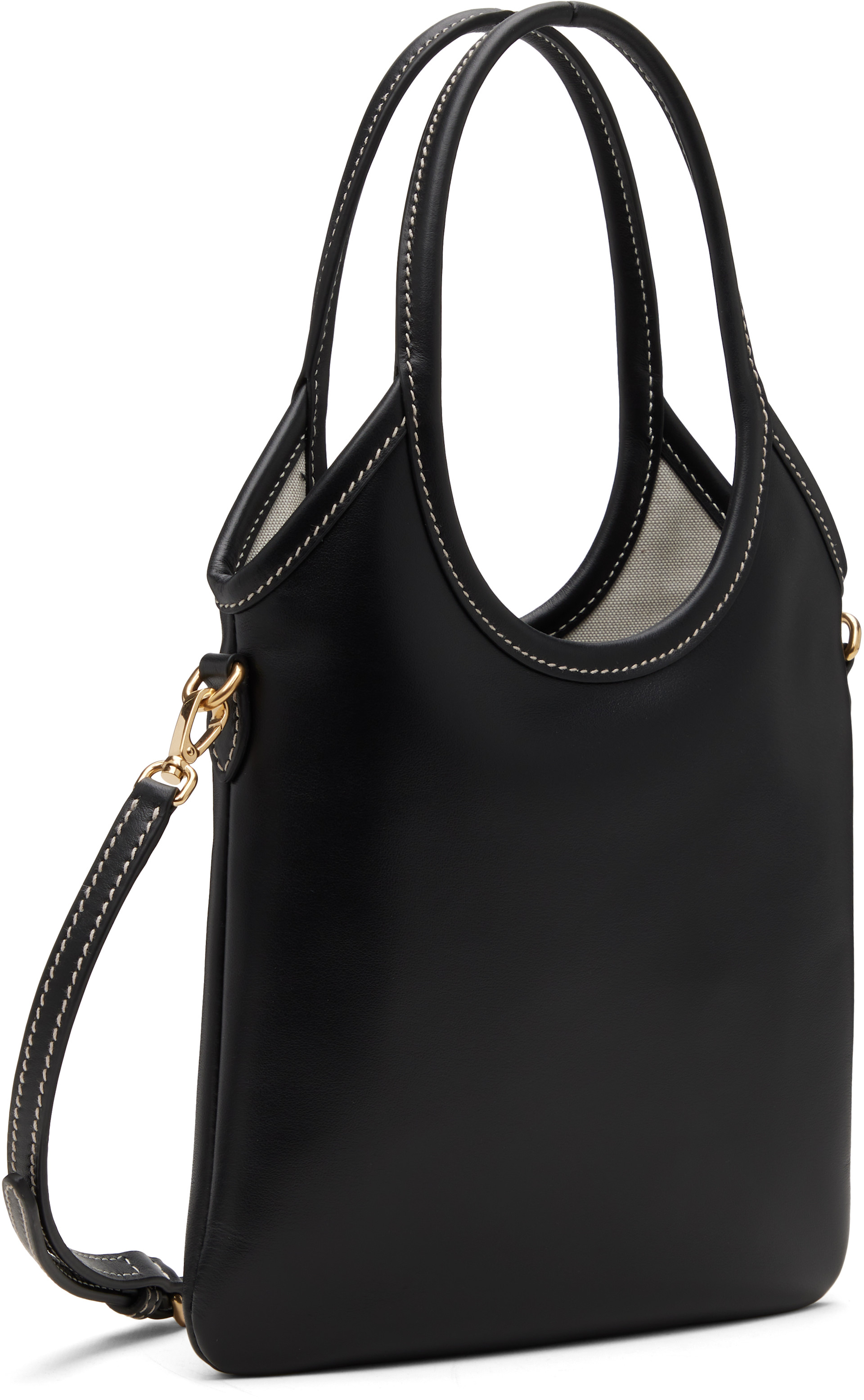 Miu Miu: Black Ivy Leather Bag | SSENSE Canada
