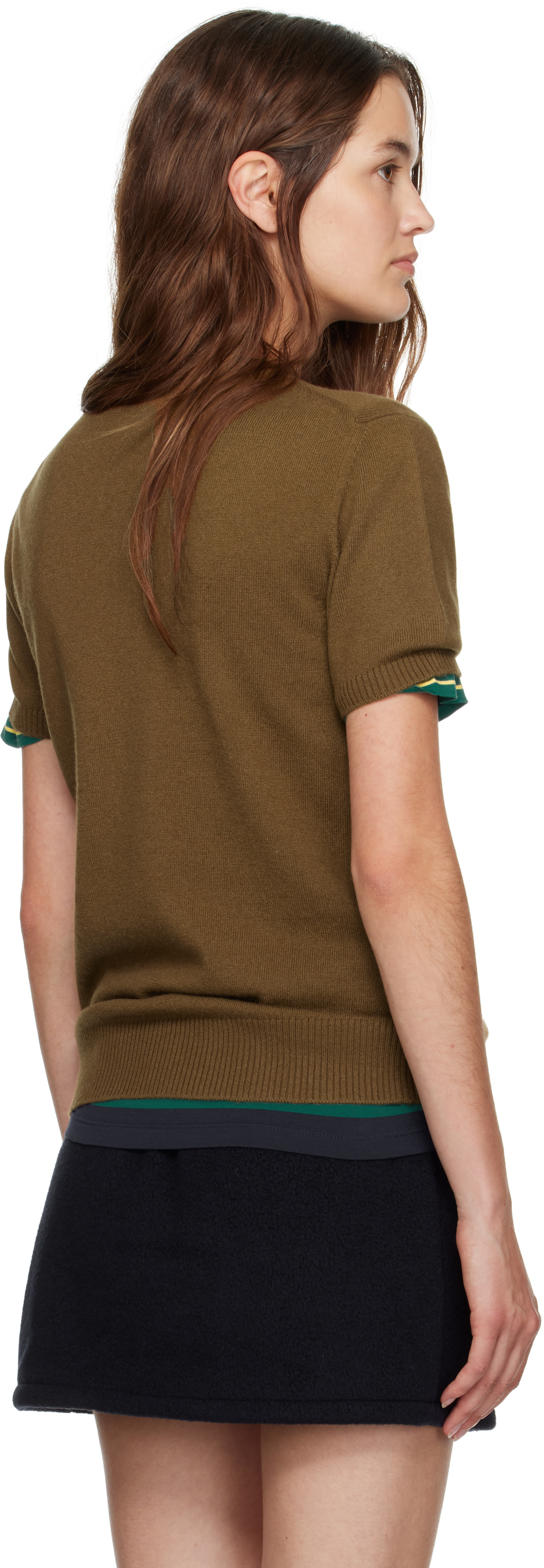 Miu Miu - Pull brun en cachemire