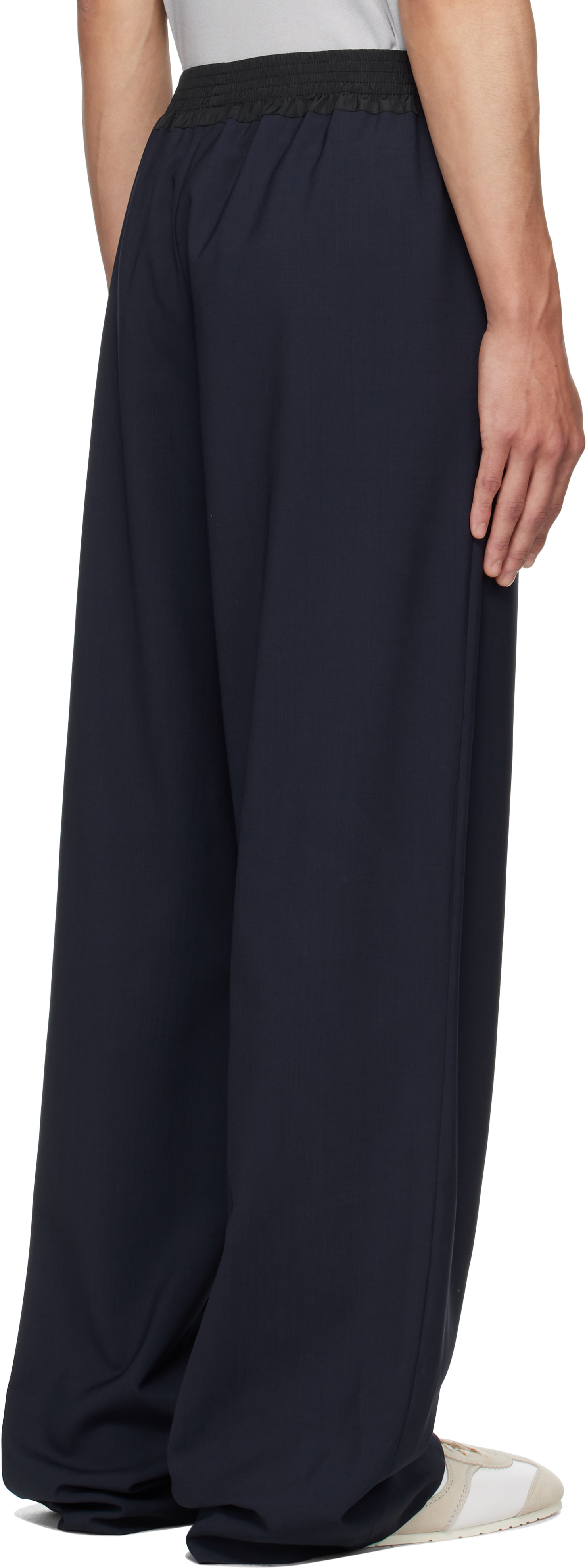 Miu Miu - Navy Wool Trousers