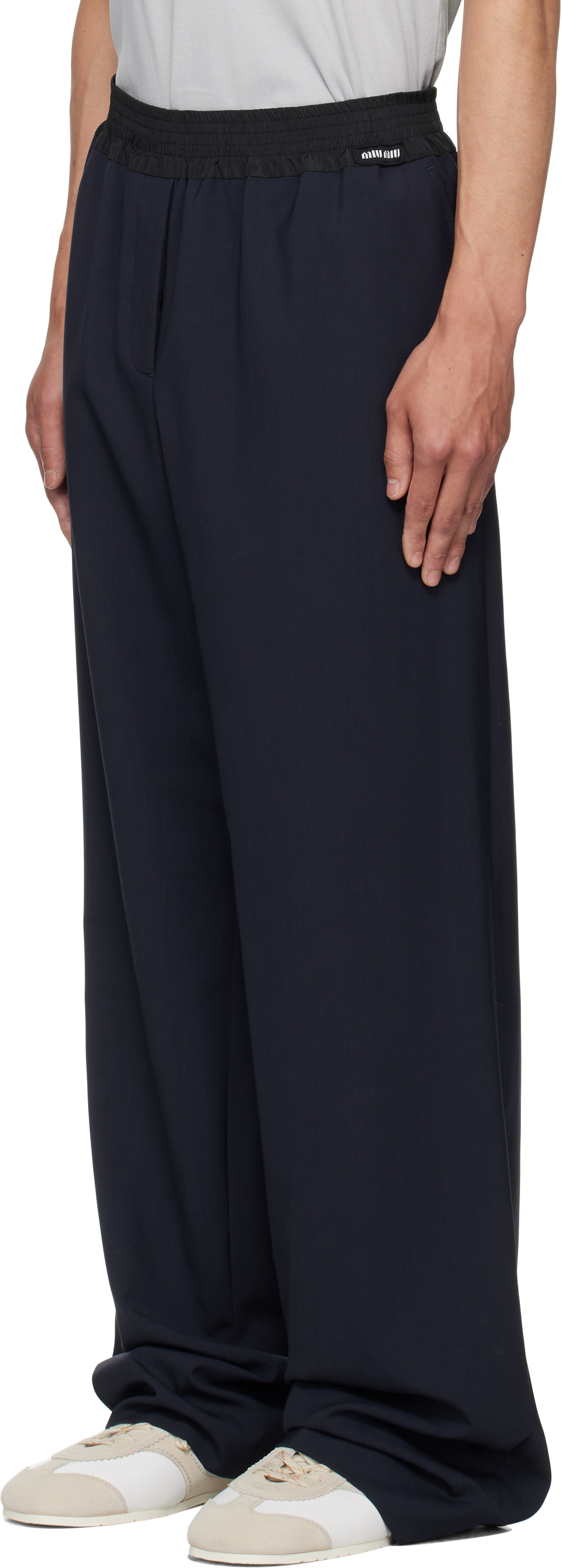 Miu Miu - Navy Wool Trousers
