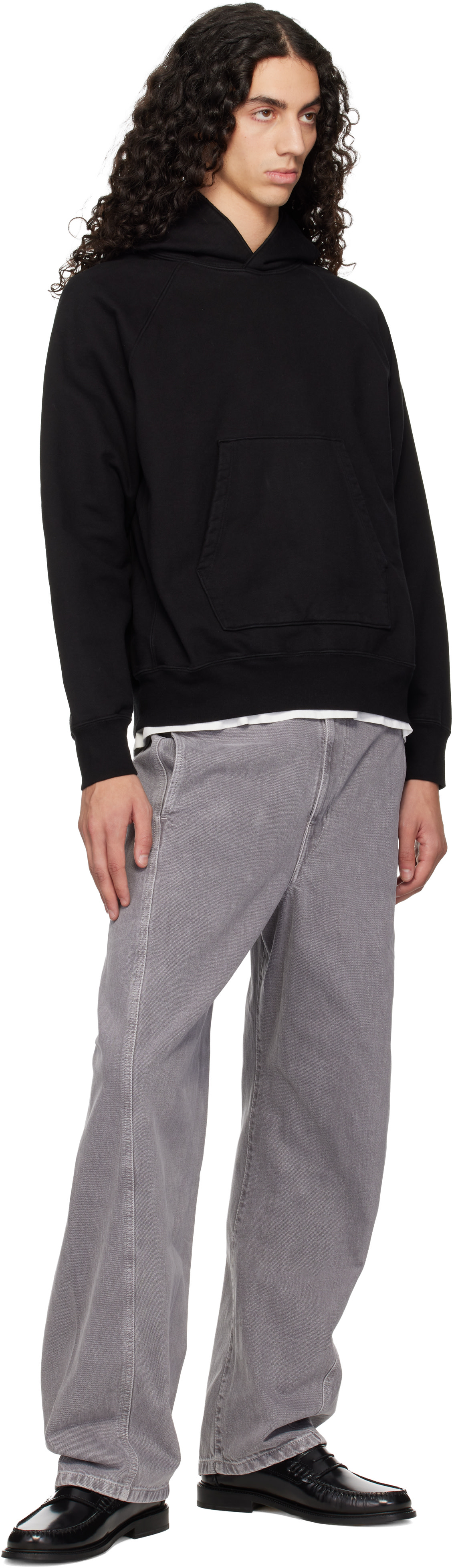Lady White Co.: Black Super Weighted Hoodie | SSENSE