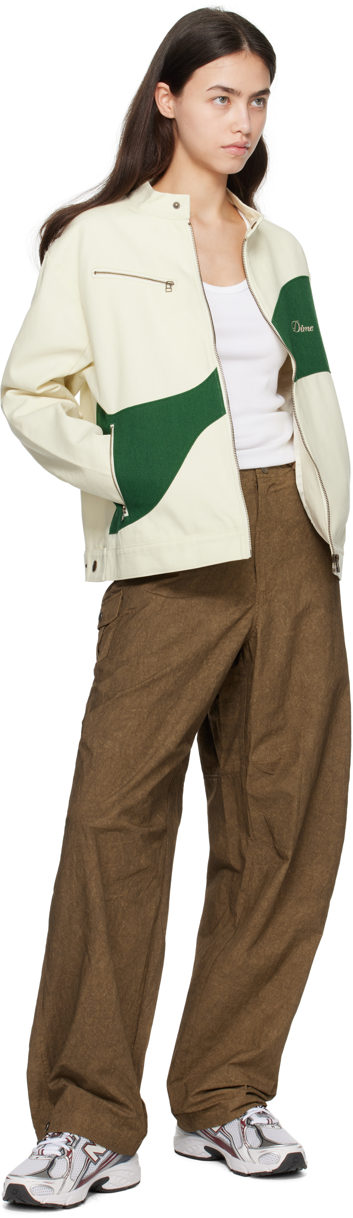 Dime - Pantalon Trooper brun