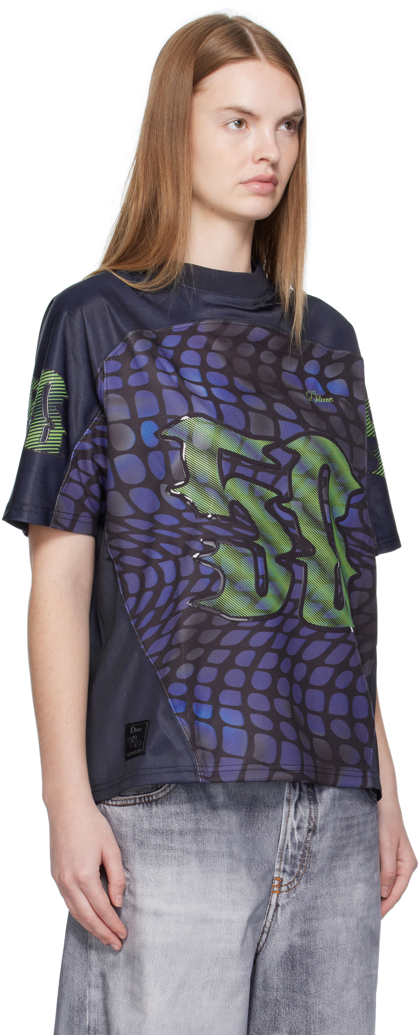 ウェア M Dime Final Jersey Navy Dime: Navy N50 Jersey T-shirt | SSENSE