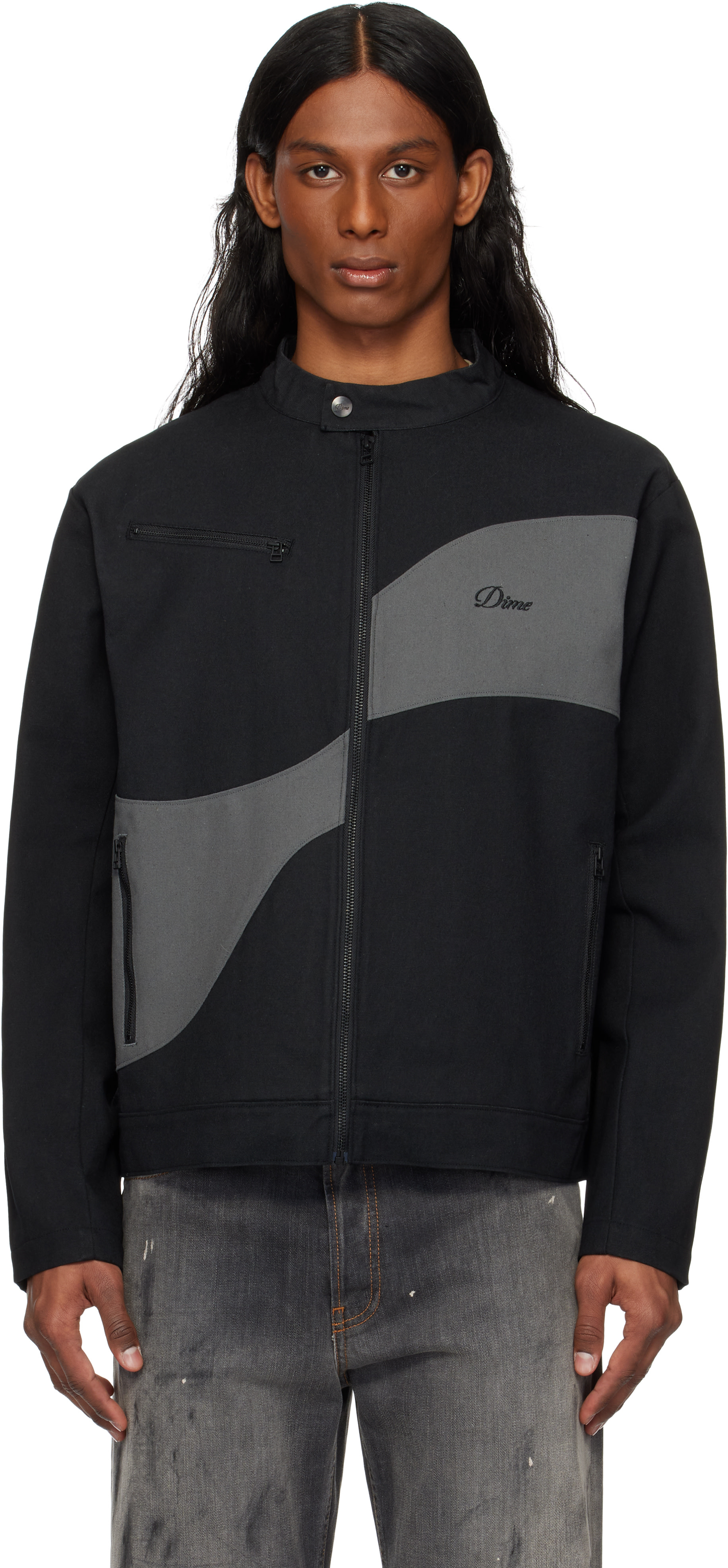Dime - Blouson motard noir