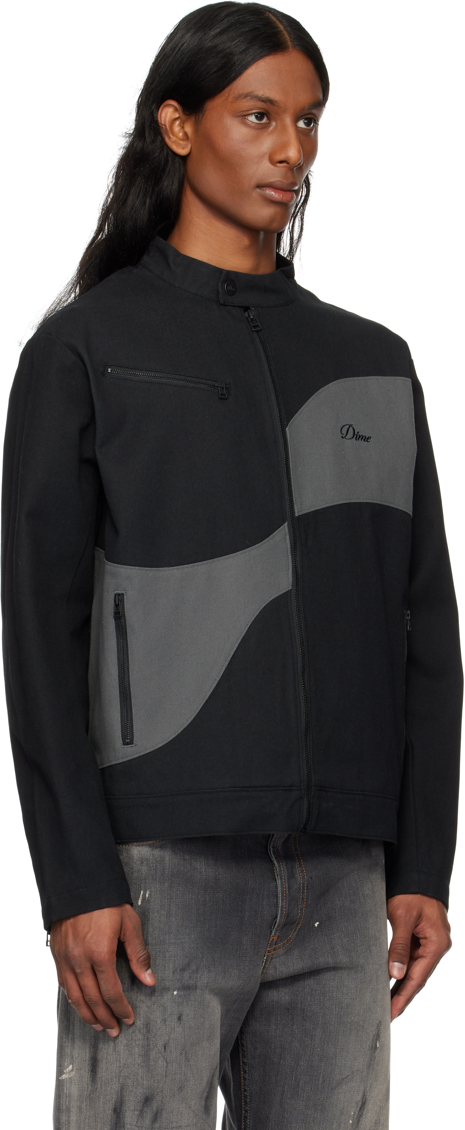 Dime - Blouson motard noir