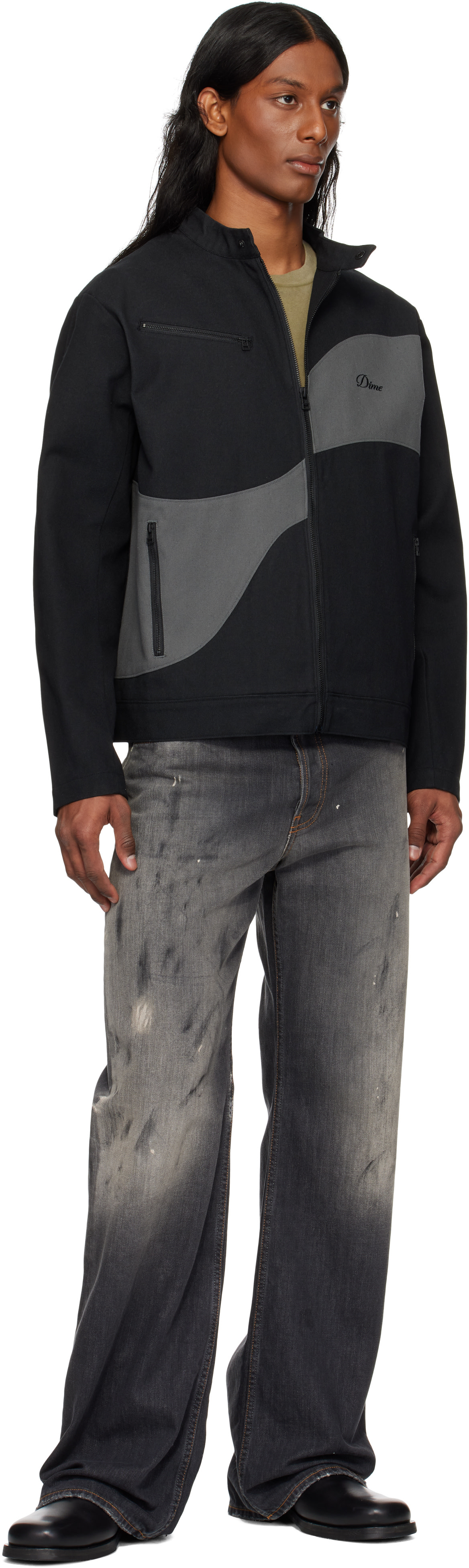 Dime - Black Moto Jacket