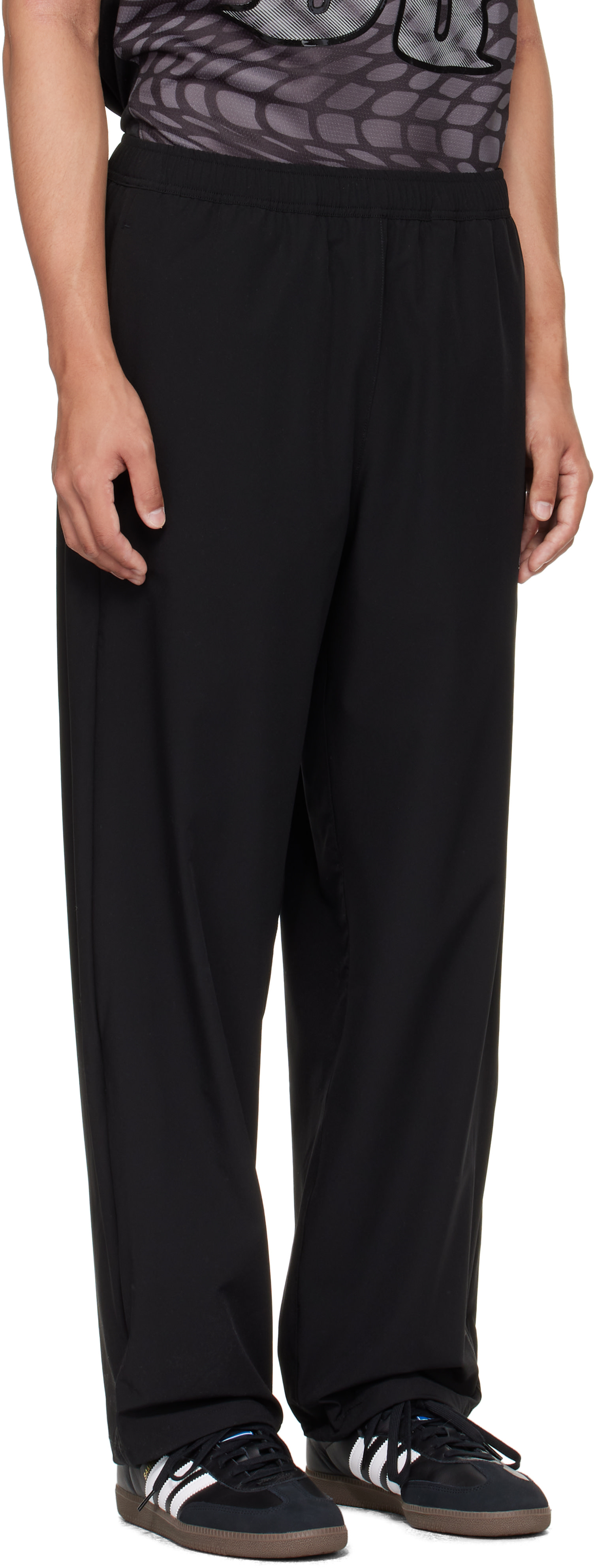 Dime - Black Athletic Zip Sweatpants