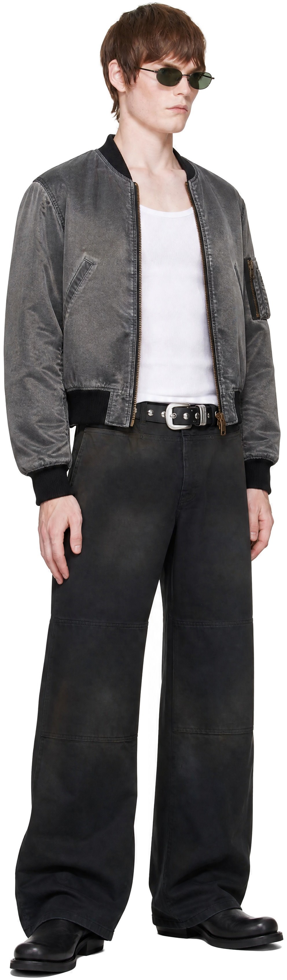 032c - Navy Workwear Trousers