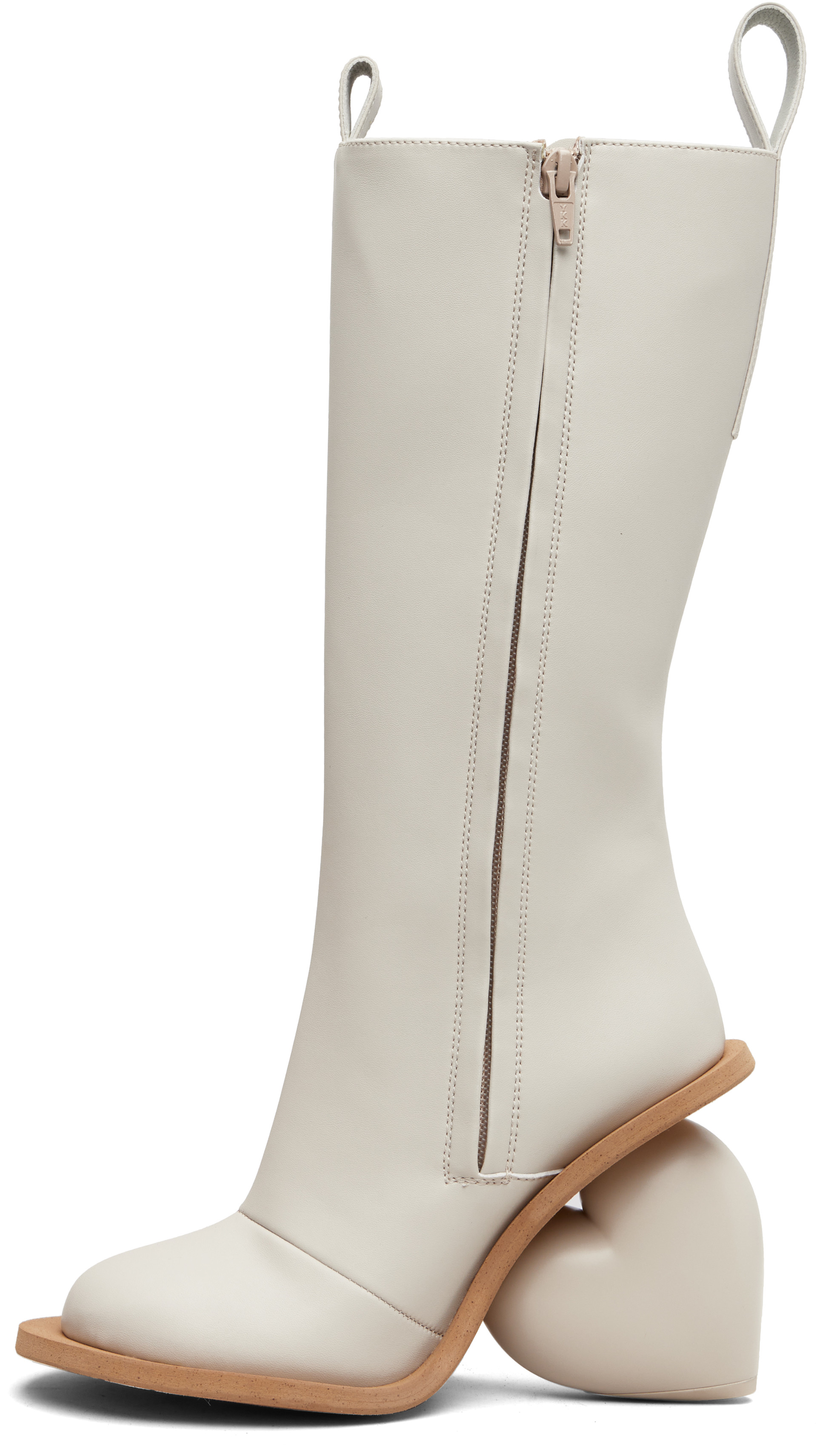 YUME YUME: SSENSE Exclusive Beige Love Tall Boots | SSENSE