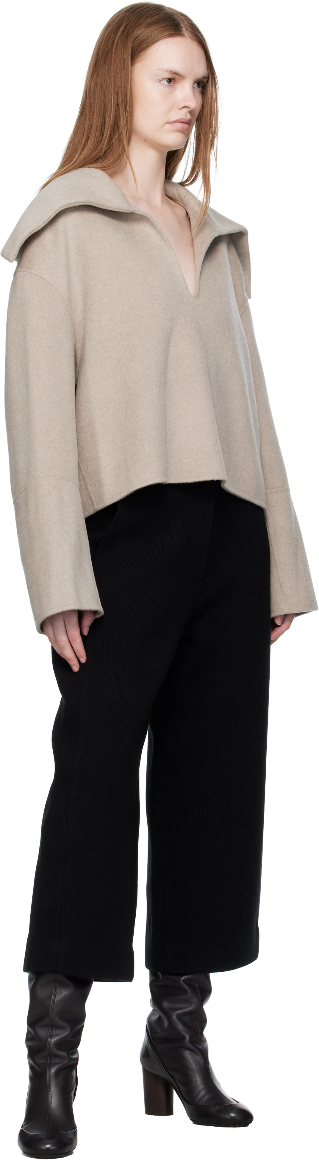 Nanushka - Pull Maxe gris