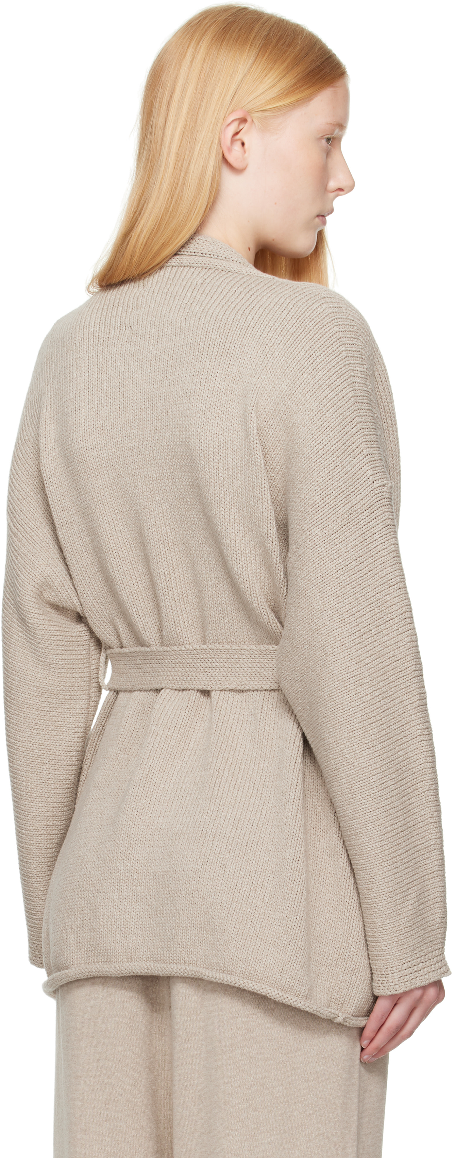 Lauren Manoogian: Taupe Coto Cardigan | SSENSE