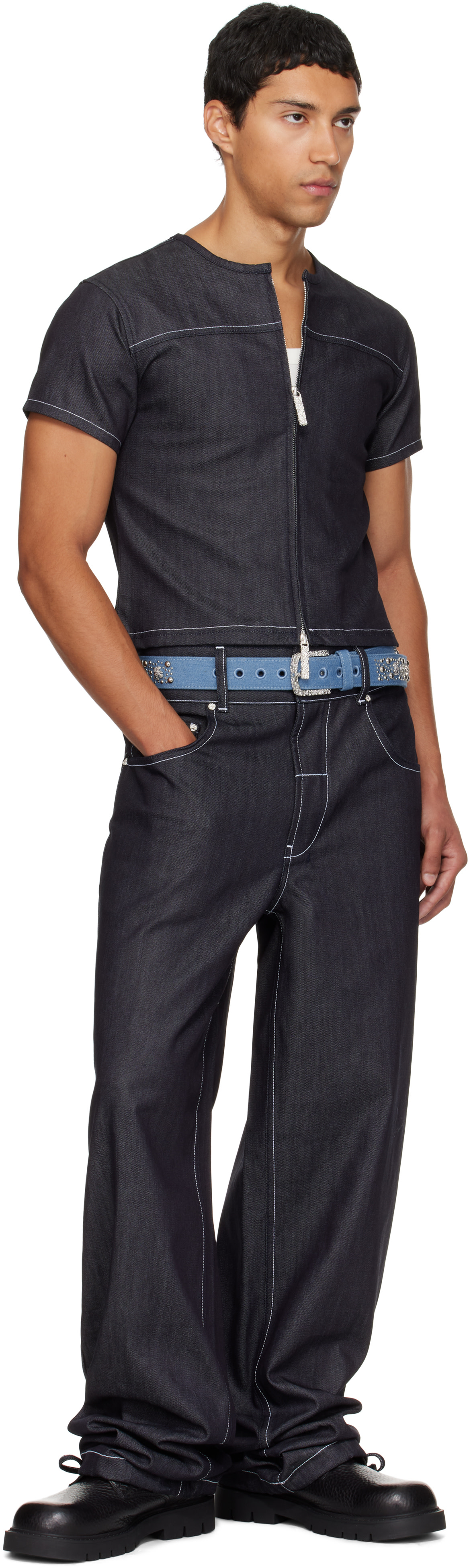 Veneda Carter - SSENSE Exclusive Navy Duo Jeans