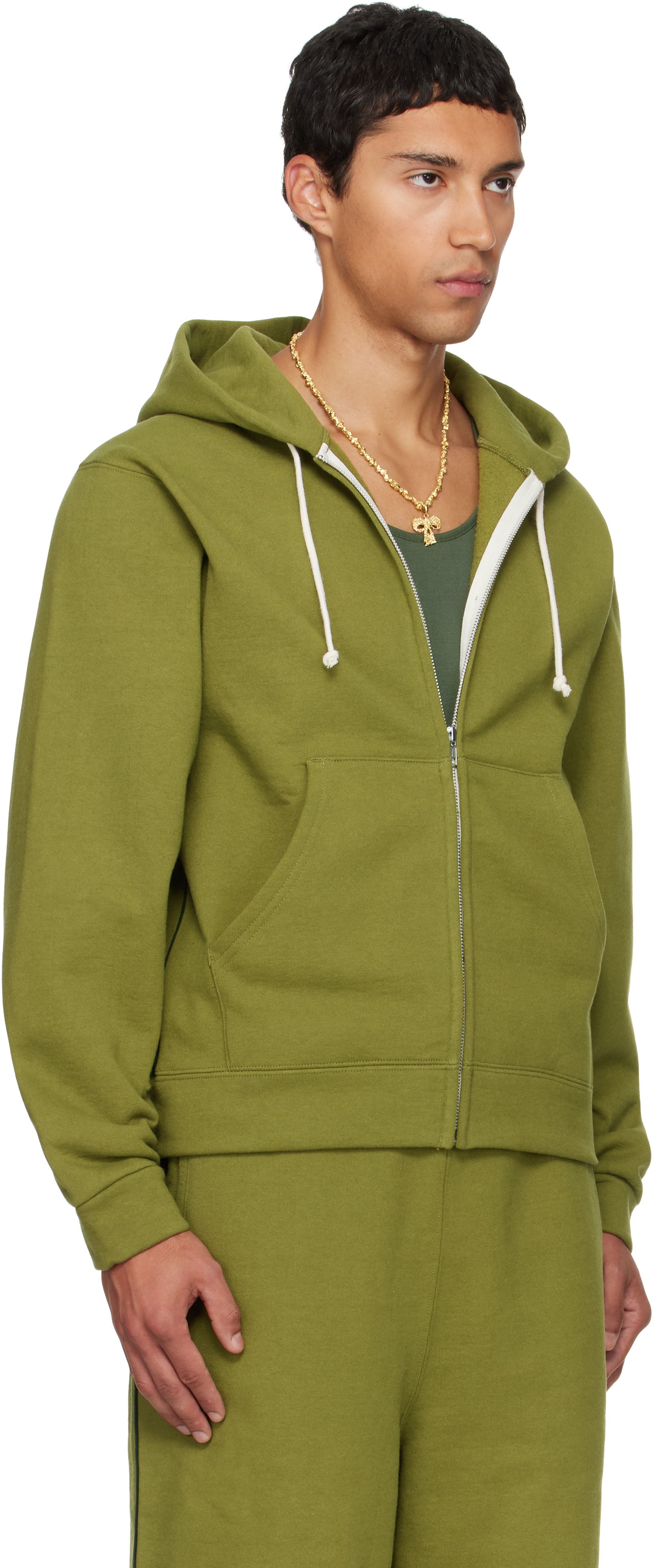 Veneda Carter - Pull à capuche VCH001 vert exclusif à SSENSE