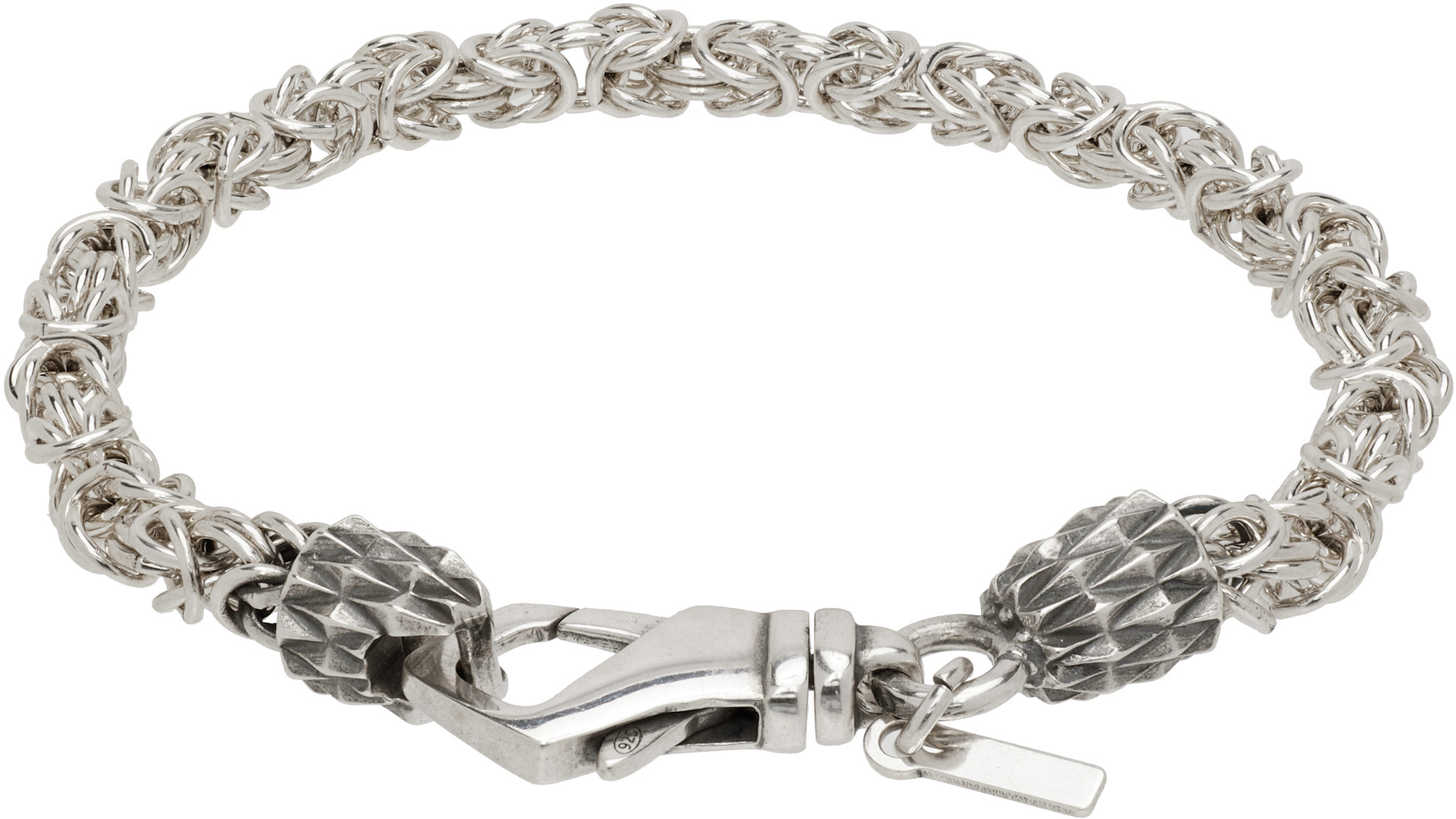 EMANUELE BICOCCHI ブレスレット Emanuele Bicocchi: Byzantine Chain Bracelet | SSENSE