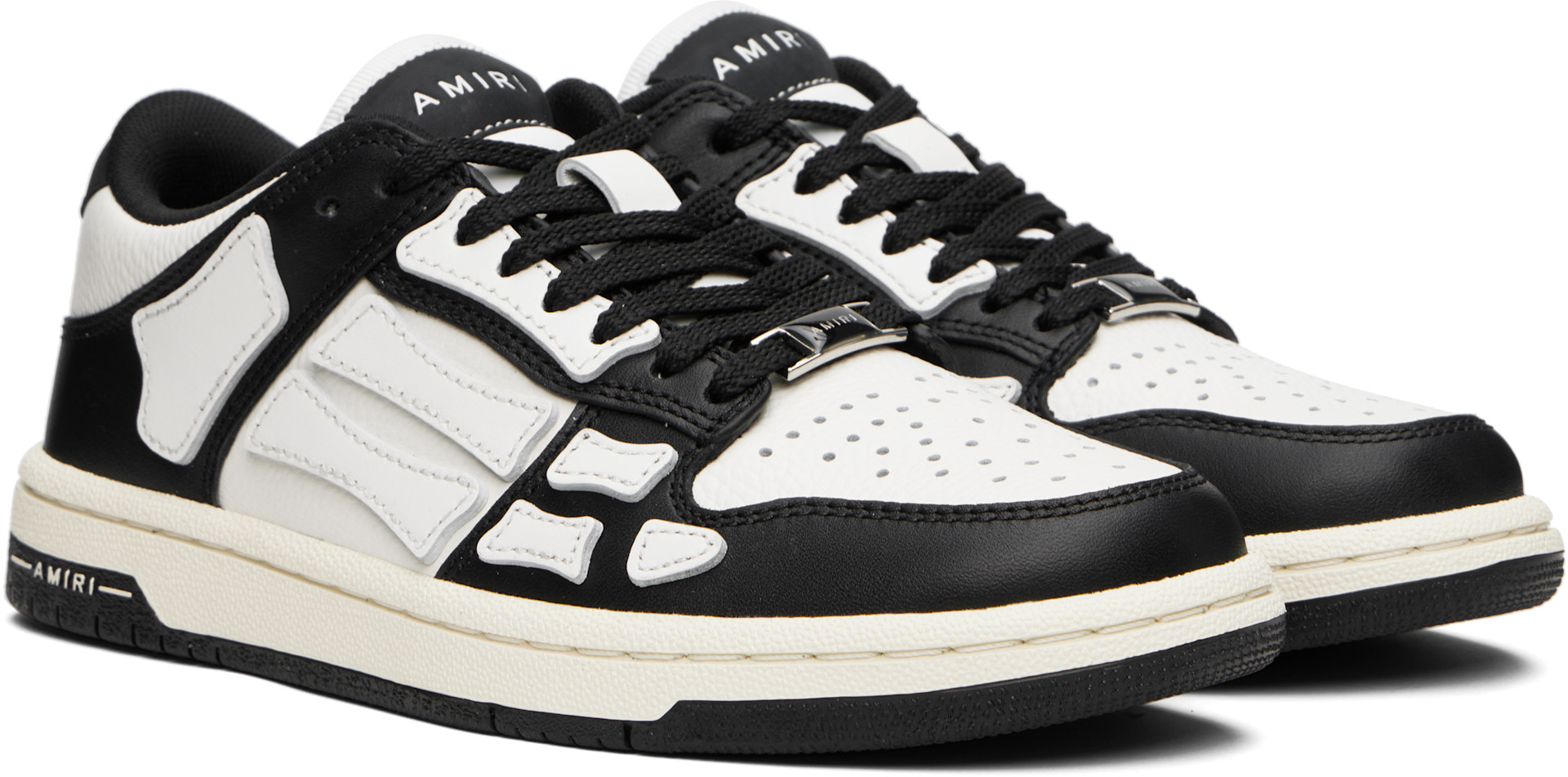 AMIRI スニーカー AMIRI: ブラック＆ホワイト Skel-Top ローカットスニーカー | SSENSE 日本