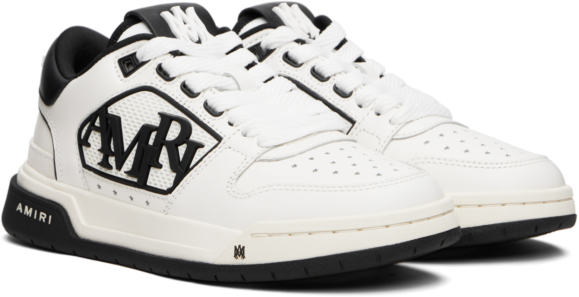 AMIRI - Baskets basses noir et blanc