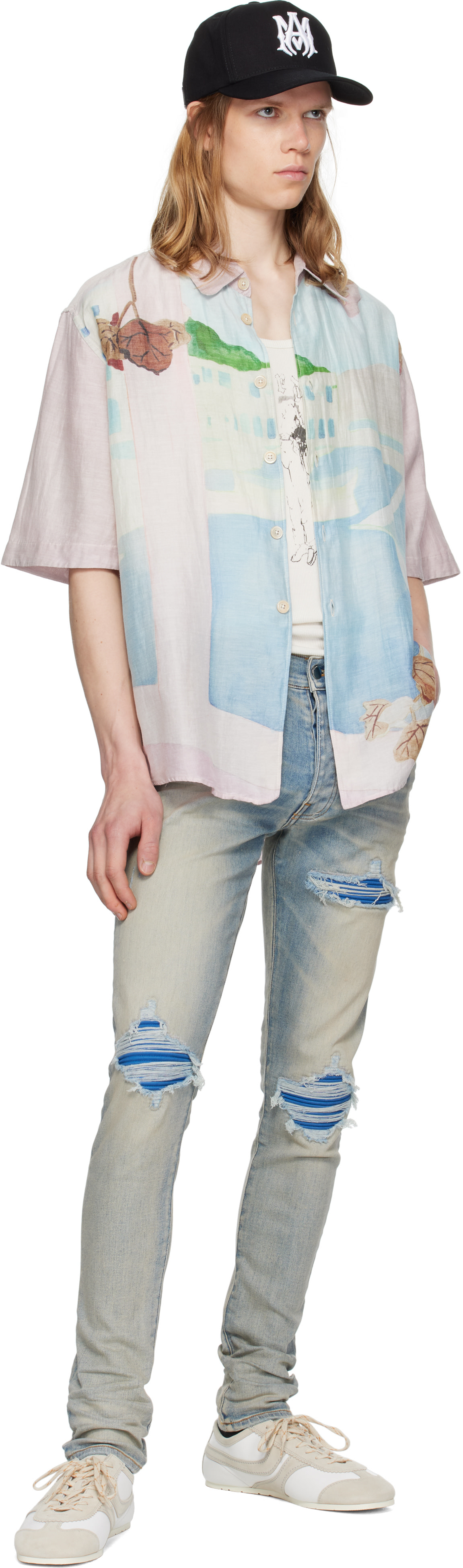 AMIRI: Blue MX1 Jeans | SSENSE Canada