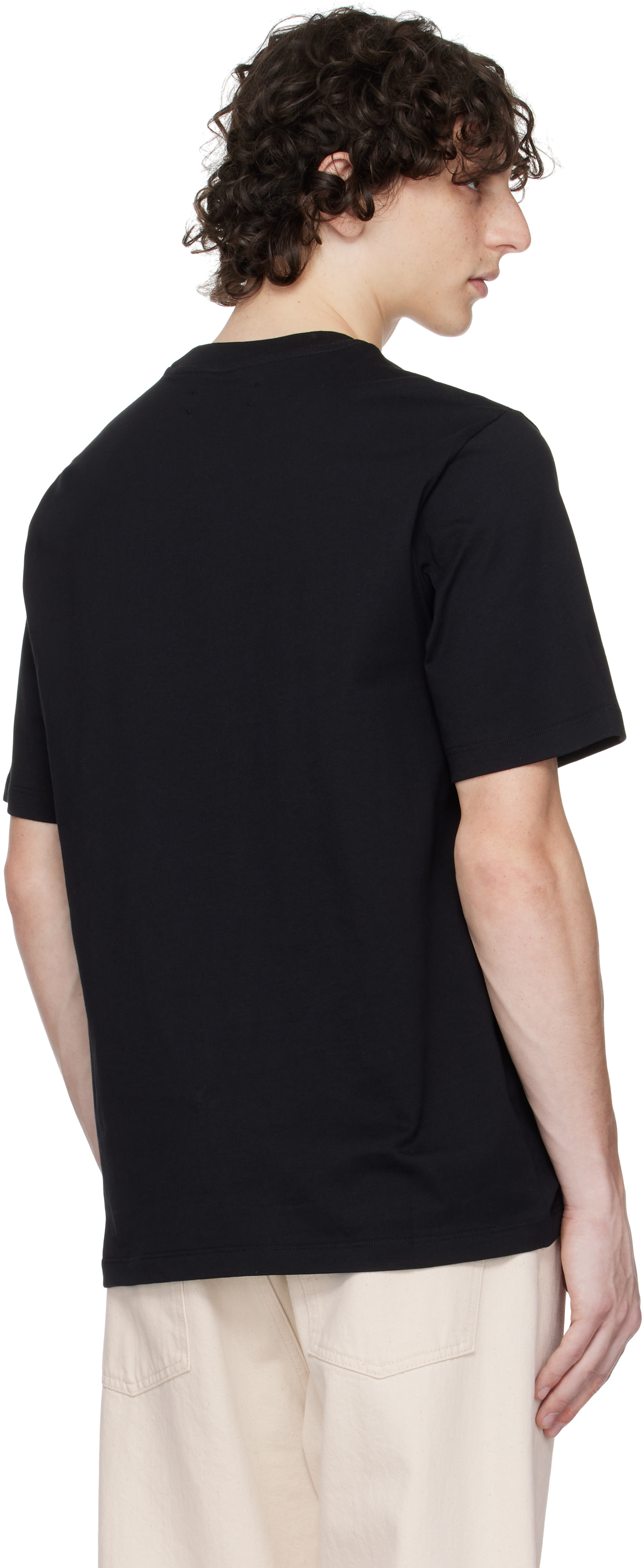 AMIRI: ブラック 'Amiri' Stencil Tシャツ | SSENSE 日本