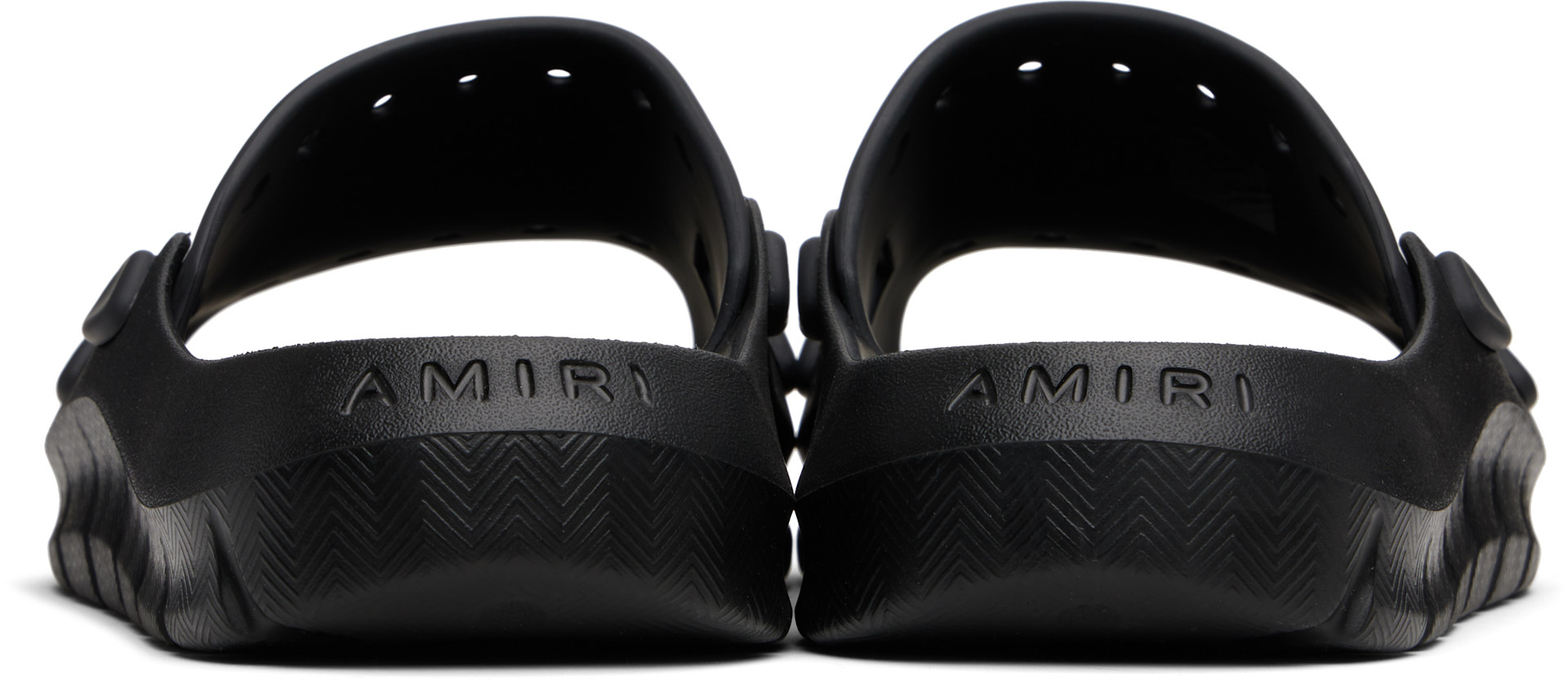 AMIRI: ブラック Sunday プールスライド | SSENSE 日本
