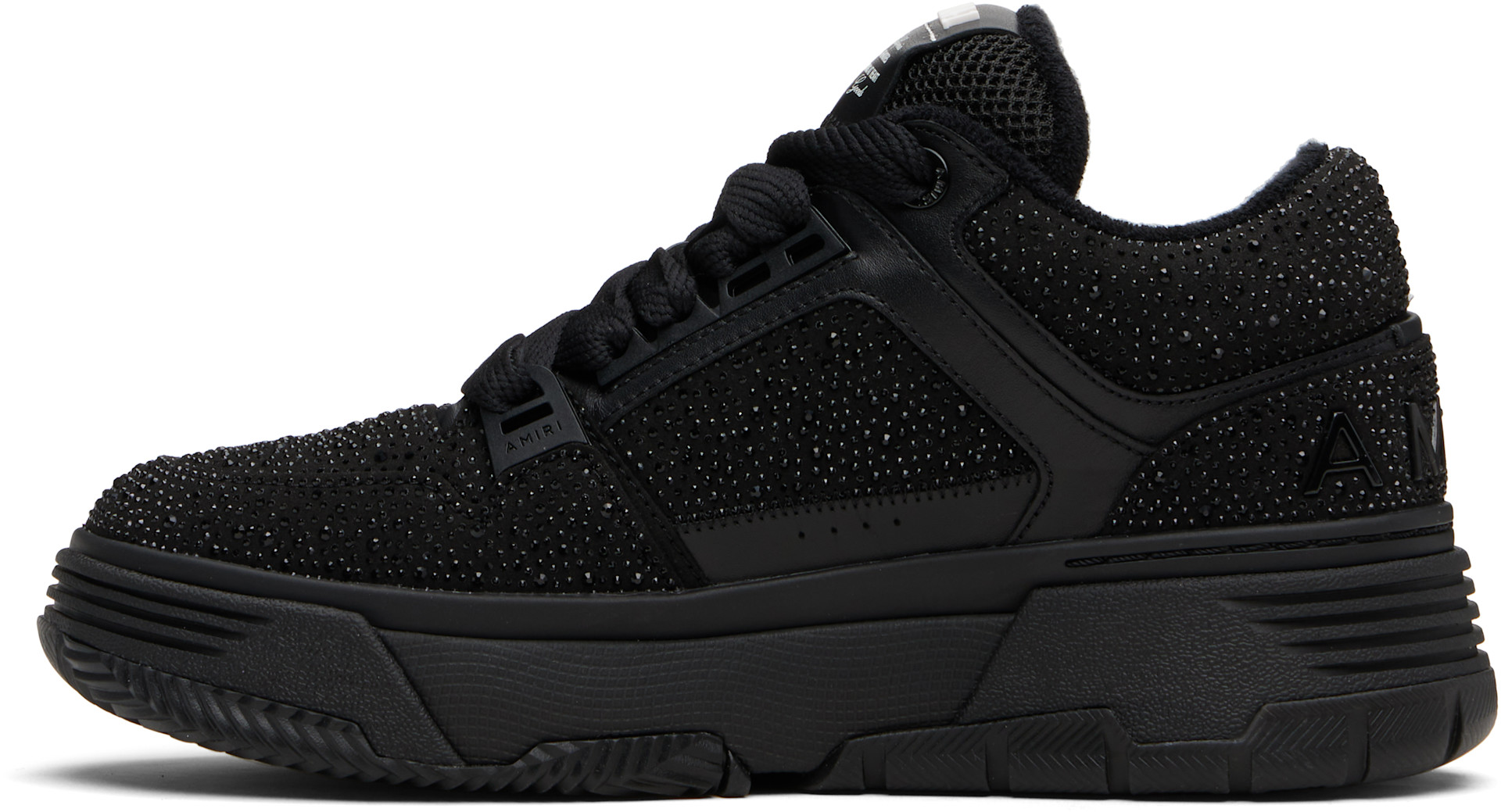 AMIRI: Black Crystal MA-1 Sneakers | SSENSE