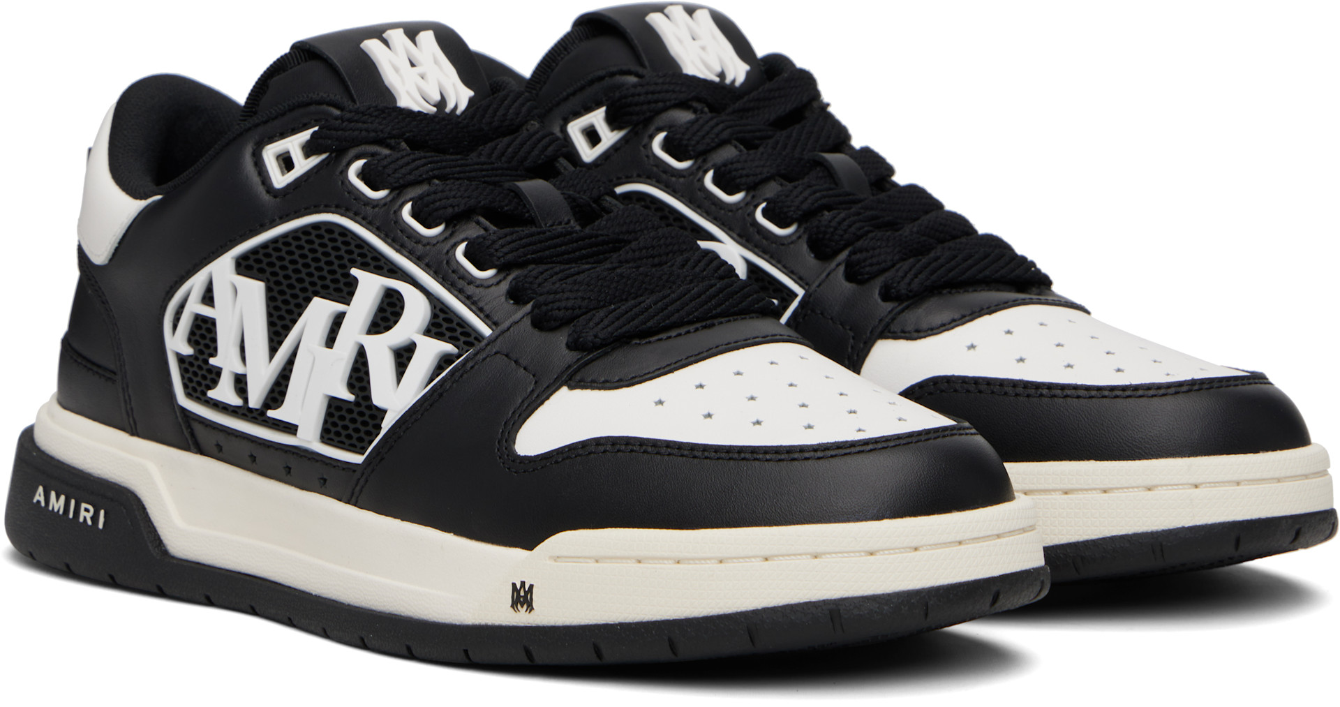 AMIRI スニーカー AMIRI: Black & White Classic Low Sneakers | SSENSE