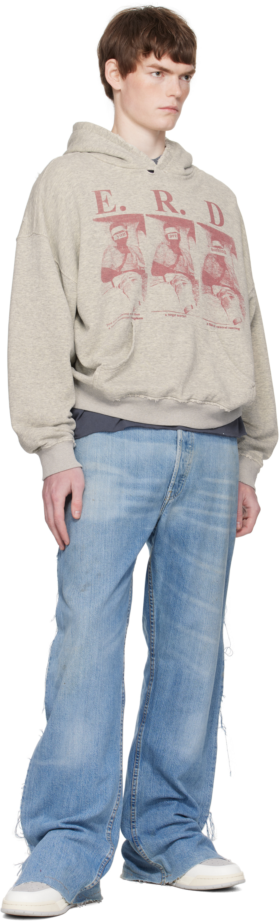 AMIRI - Baskets basses blanc et gris
