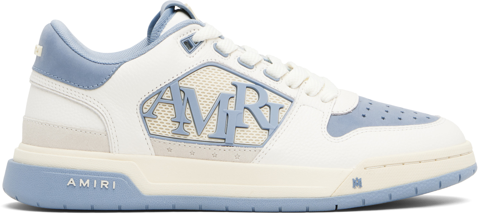 AMIRI - Baskets basses blanc et bleu