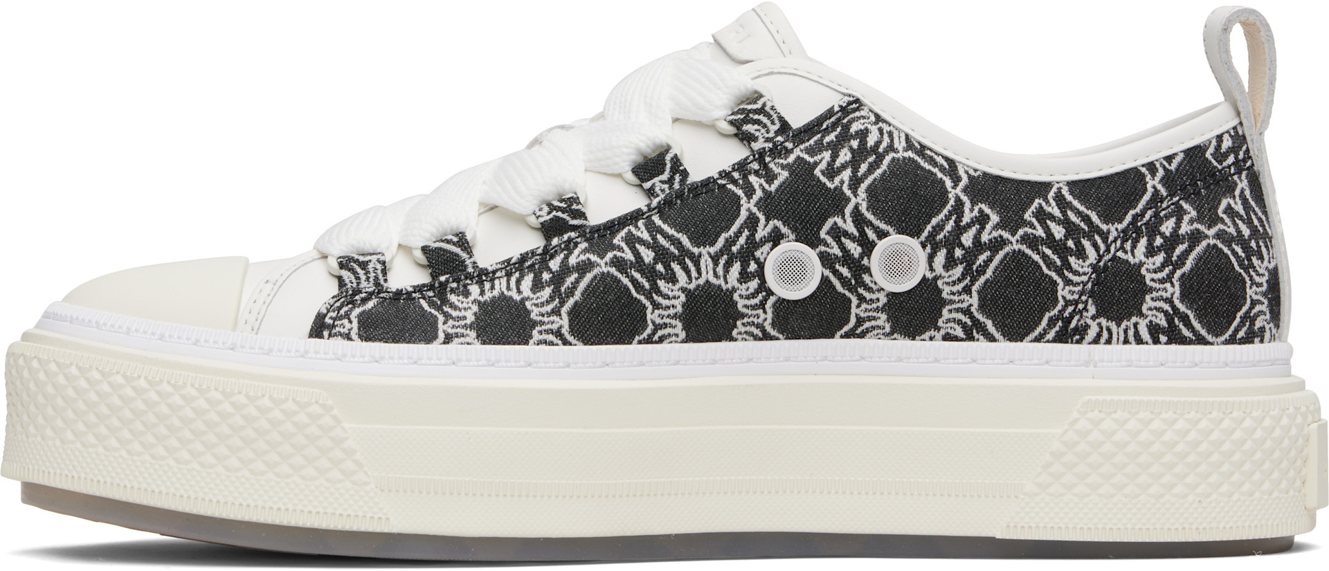 AMIRI: Black & White MA Quad Court Low Sneakers | SSENSE
