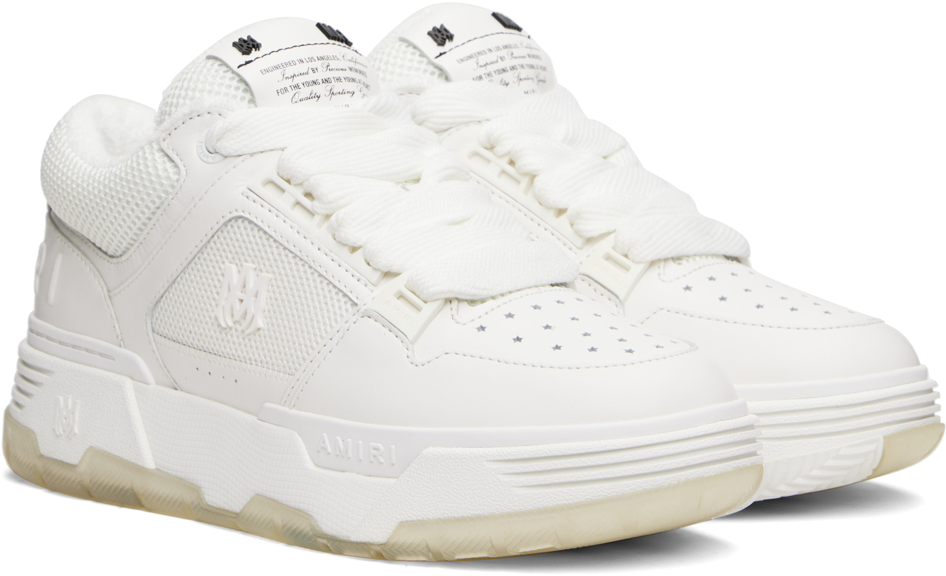 AMIRI - Baskets MA-1 blanches