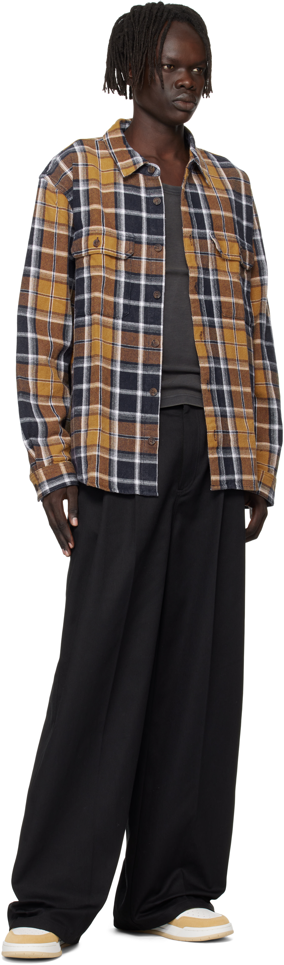 AMIRI - Baskets basses brun clair