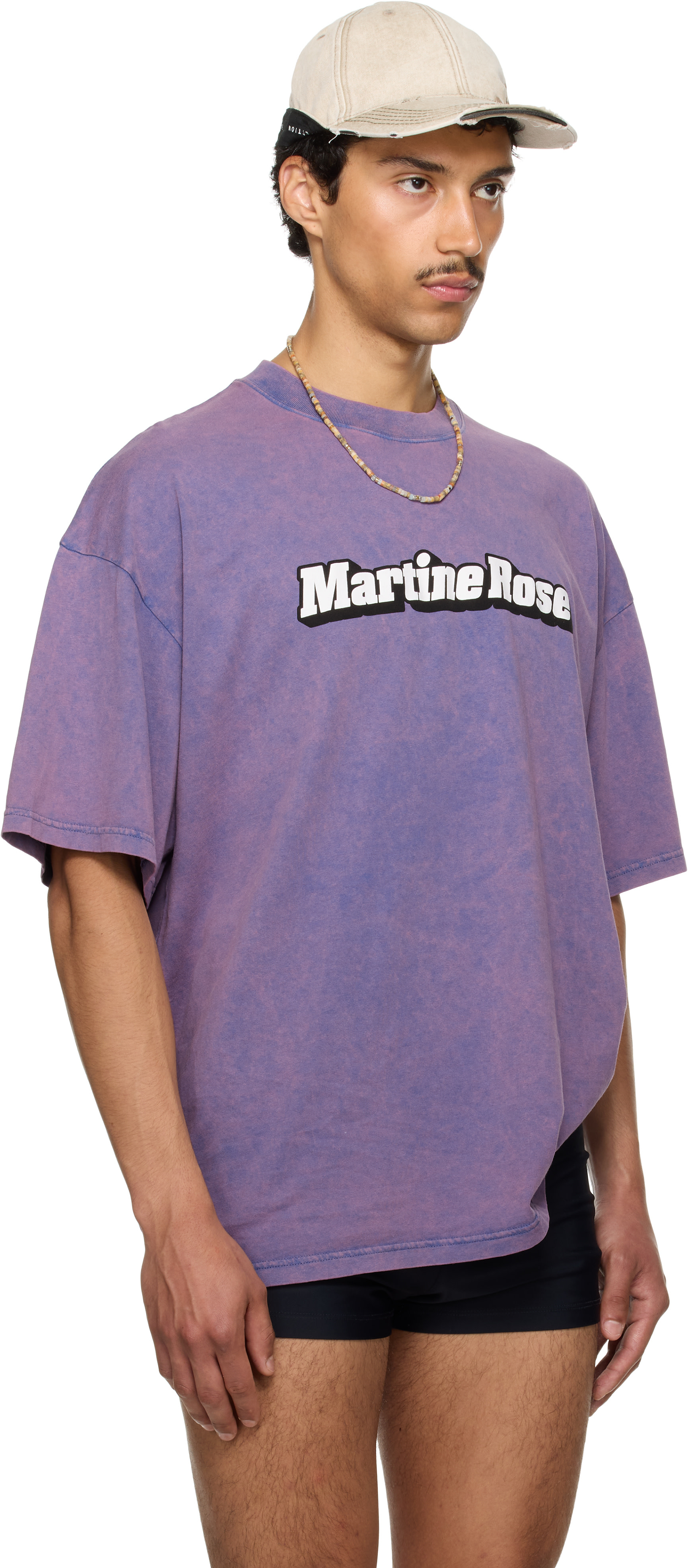 Martine Rose: SSENSE Exclusive Purple Oversized T-shirt | SSENSE