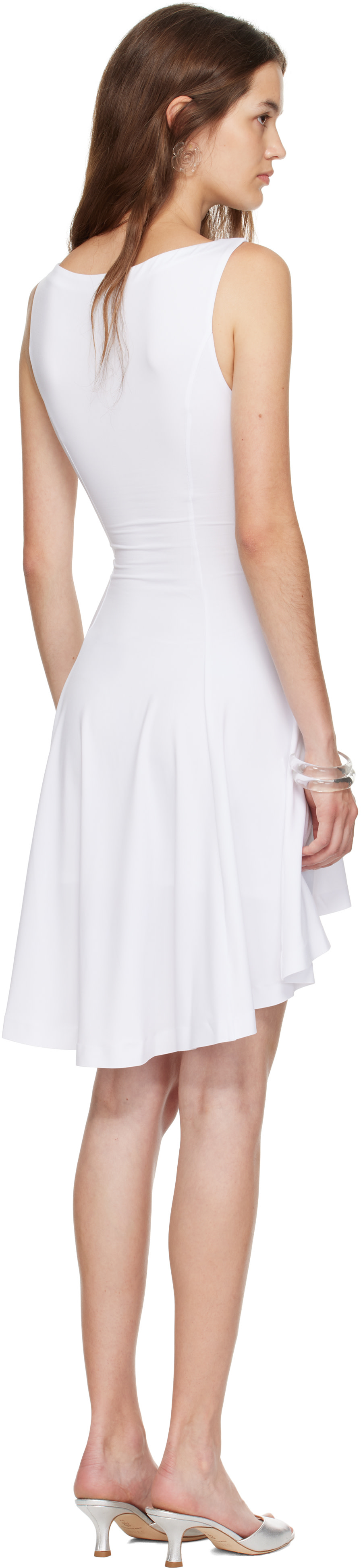 GUIZIO - Robe courte Daye blanche