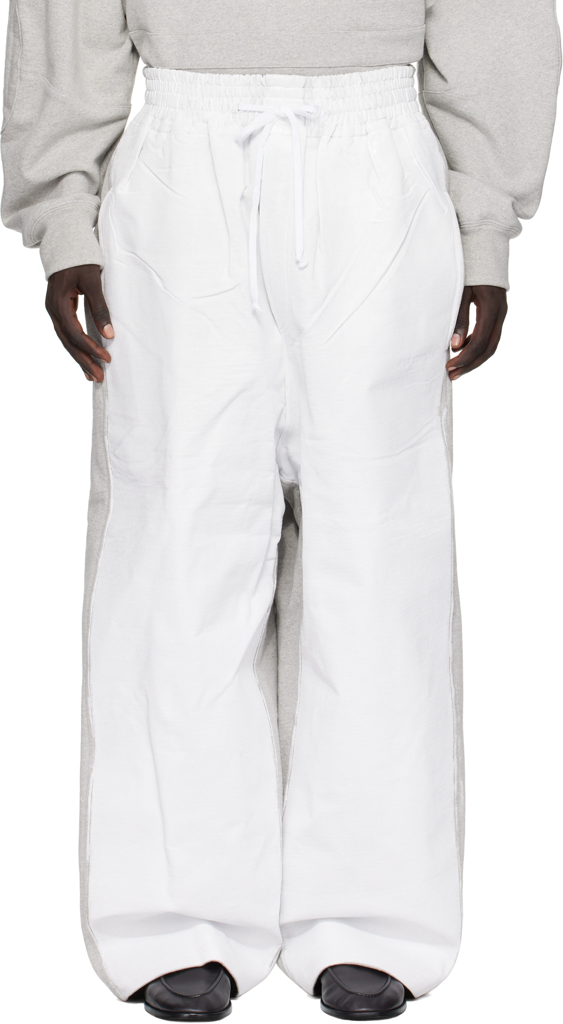 Hed Mayner - 그레이 페인팅 스웨트팬츠