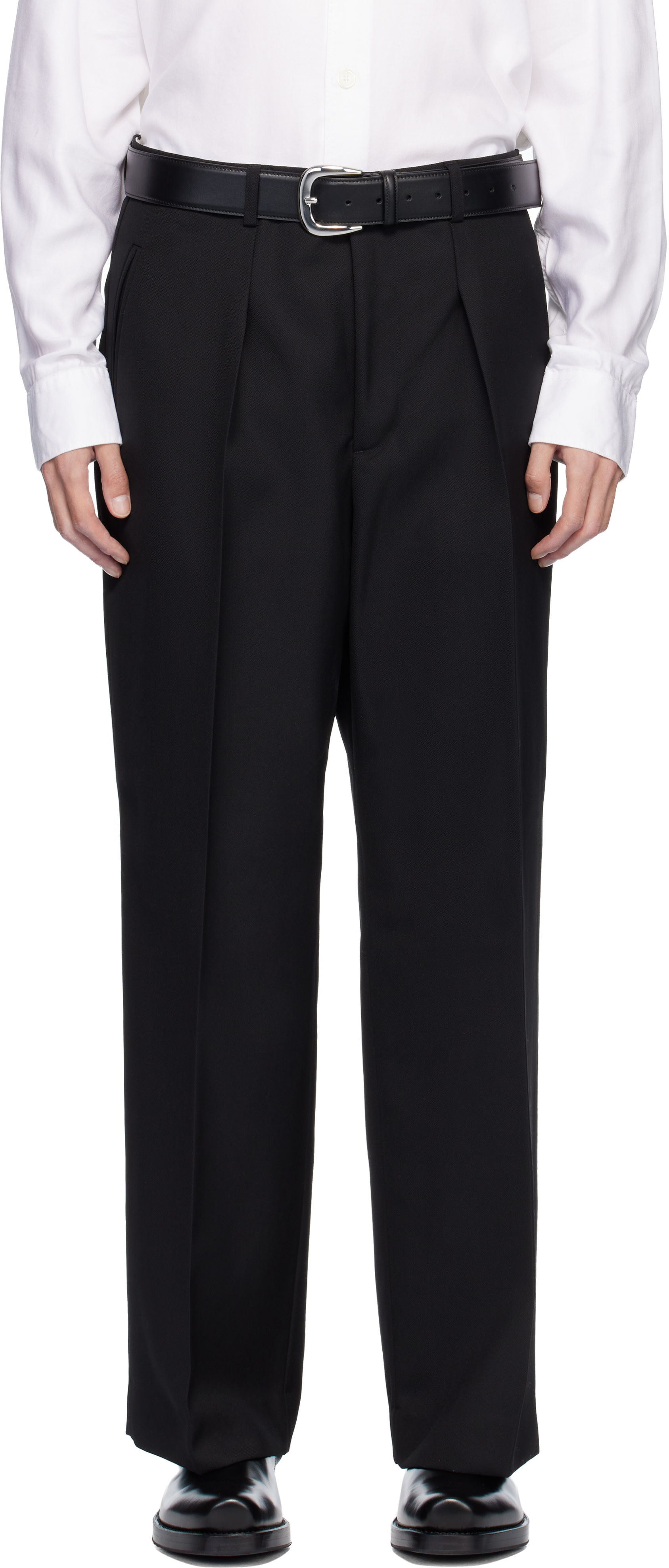 Second/Layer - Pantalon Saico noir