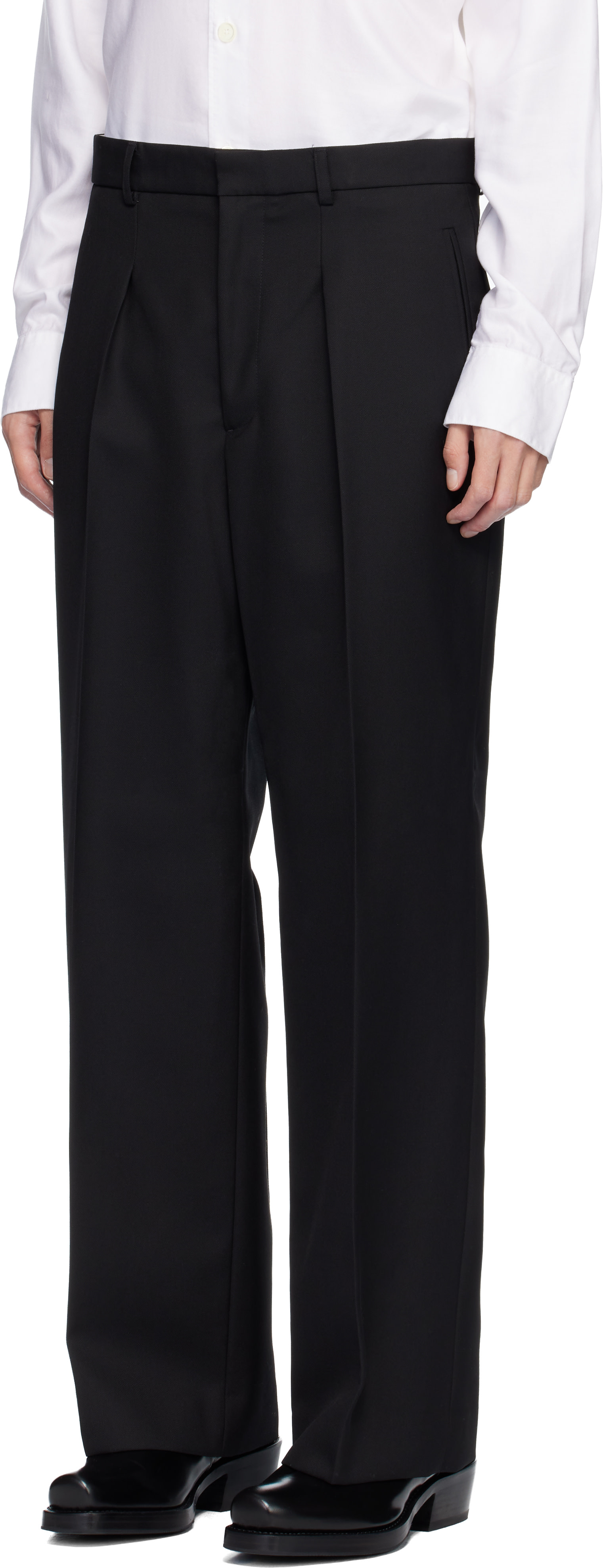 Second/Layer - Pantalon Saico noir