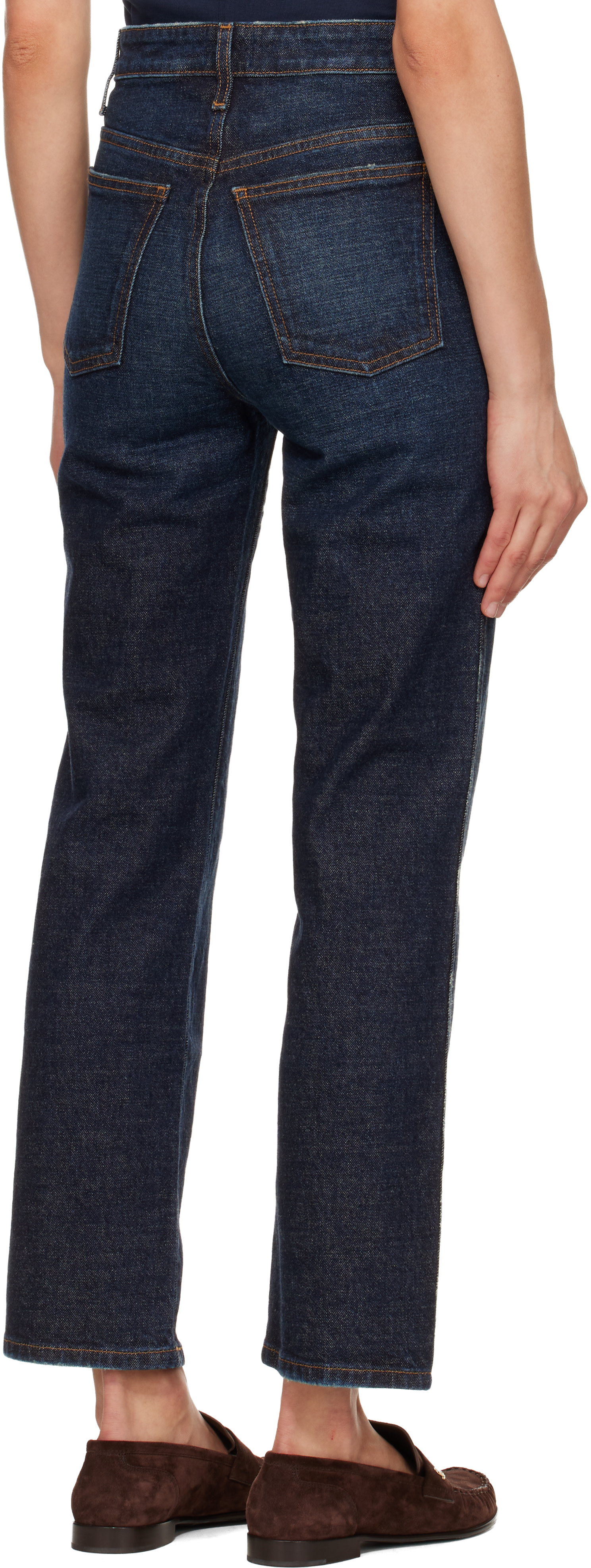 KHAITE - Jean extensible Abigail bleu