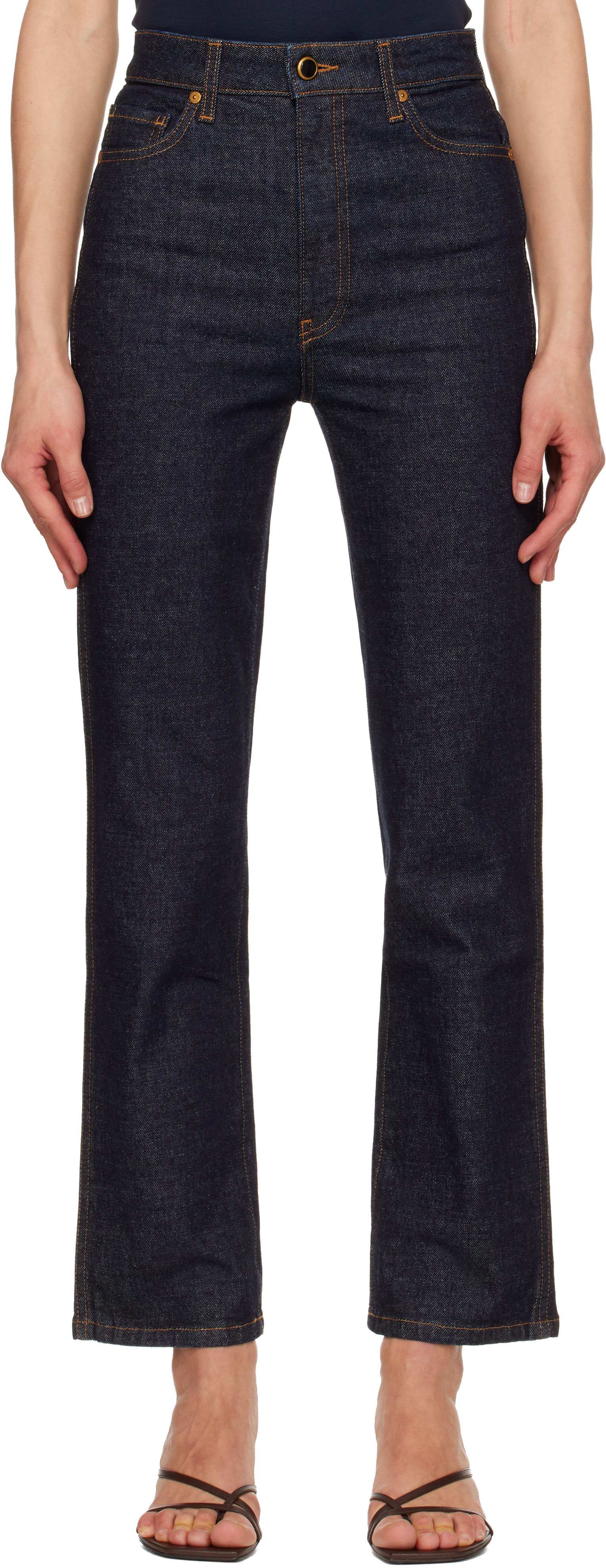 KHAITE - Jean Abigail indigo