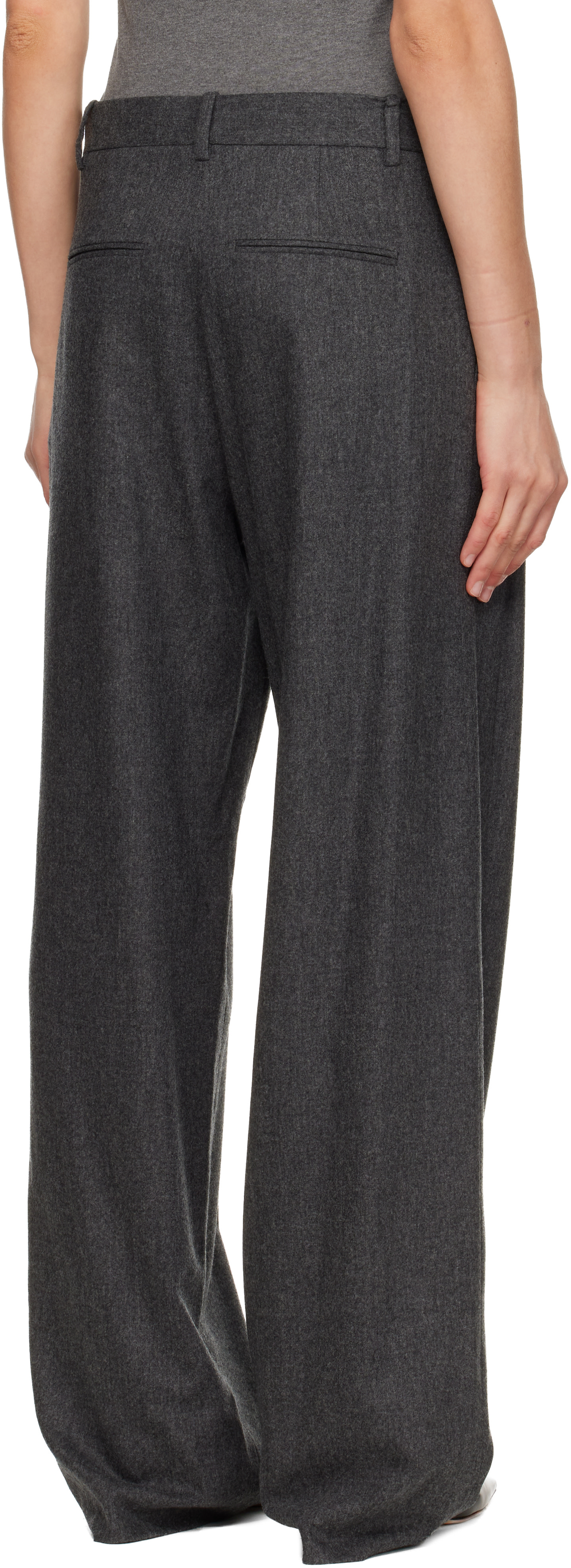KHAITE - Pantalon August gris