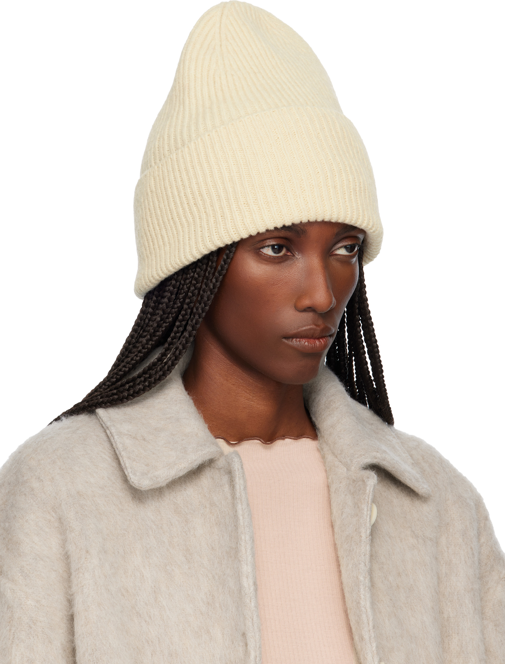 Baserange - Bonnet Mea blanc cassé